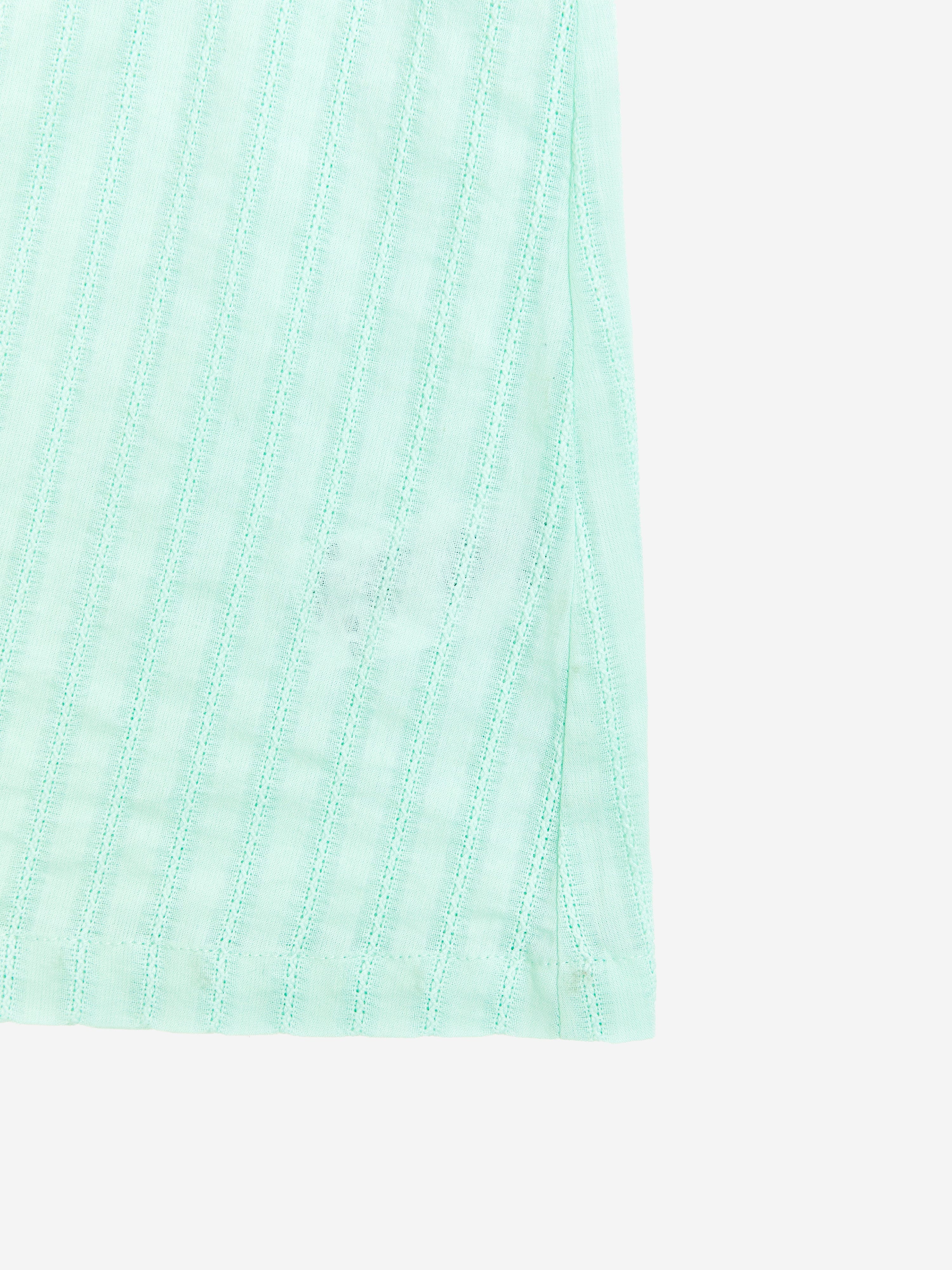 Soli Swim Girls Cotton Summer Dress in Green