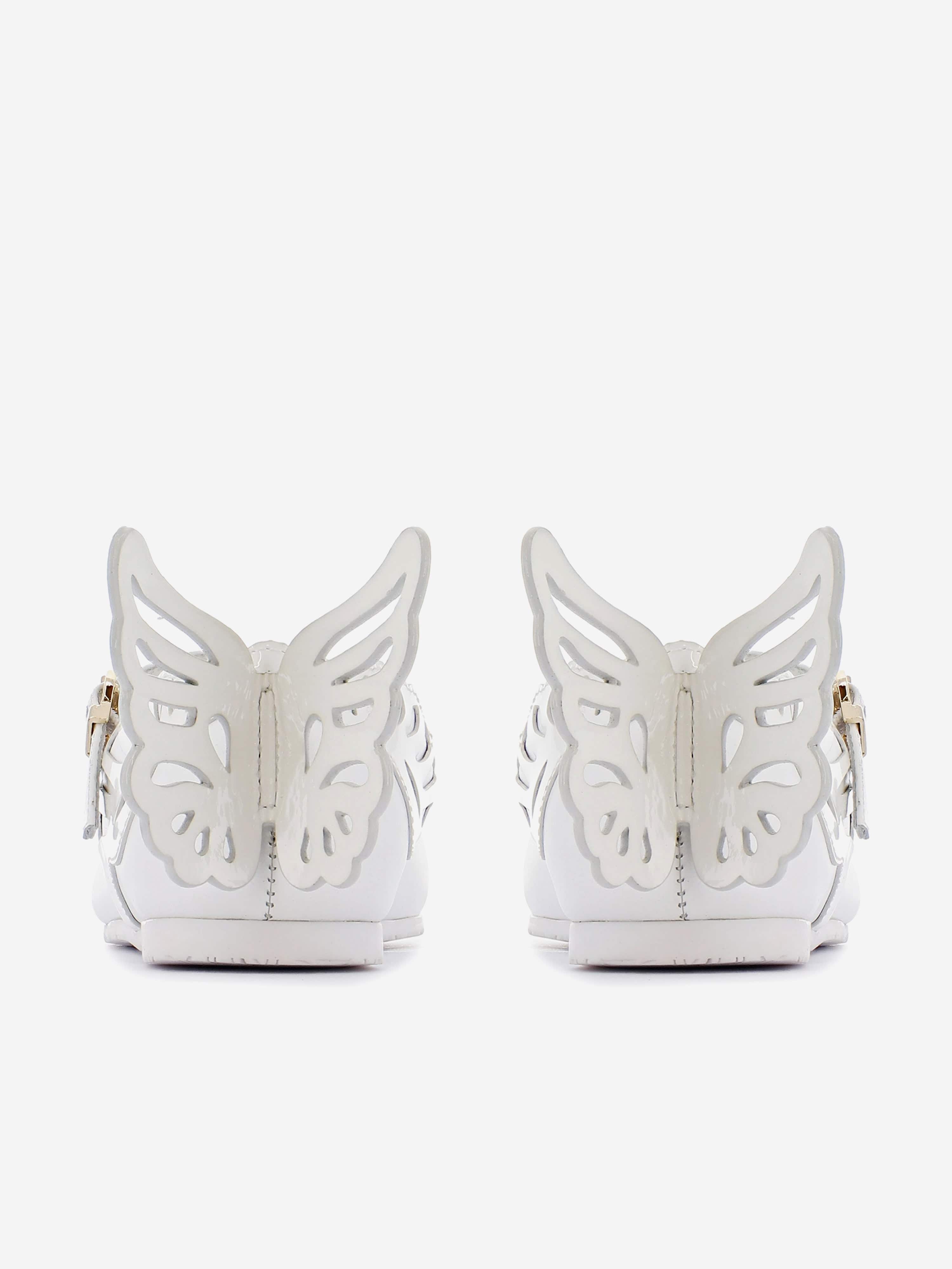 Sophia Webster Girls Heavenly Flat in White