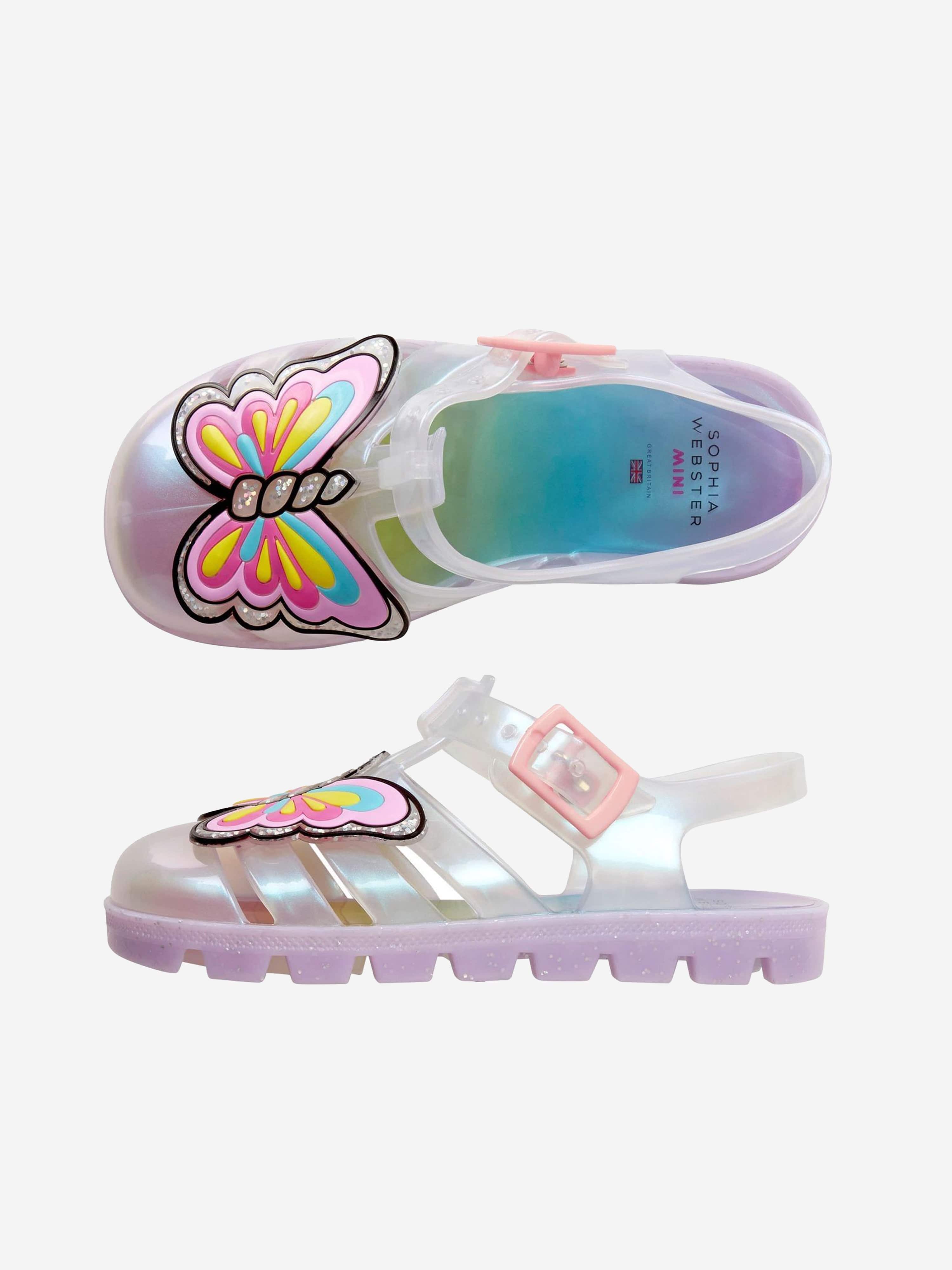 Sophia Webster Girls PVC Unicorn Jelly Sandals