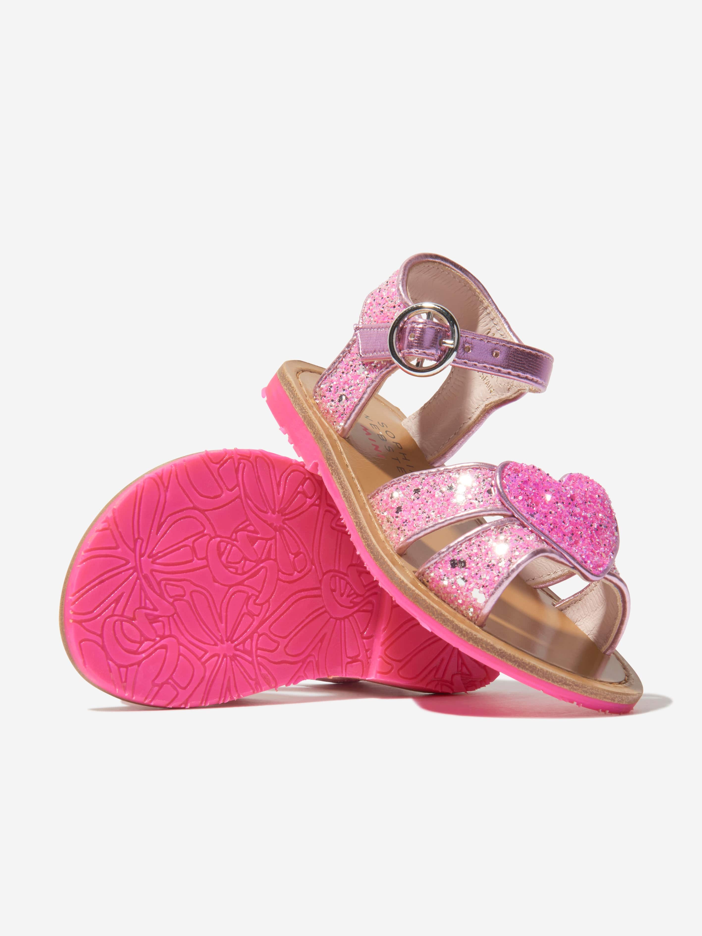 Sophia Webster Girls Amora Sandals in Pink