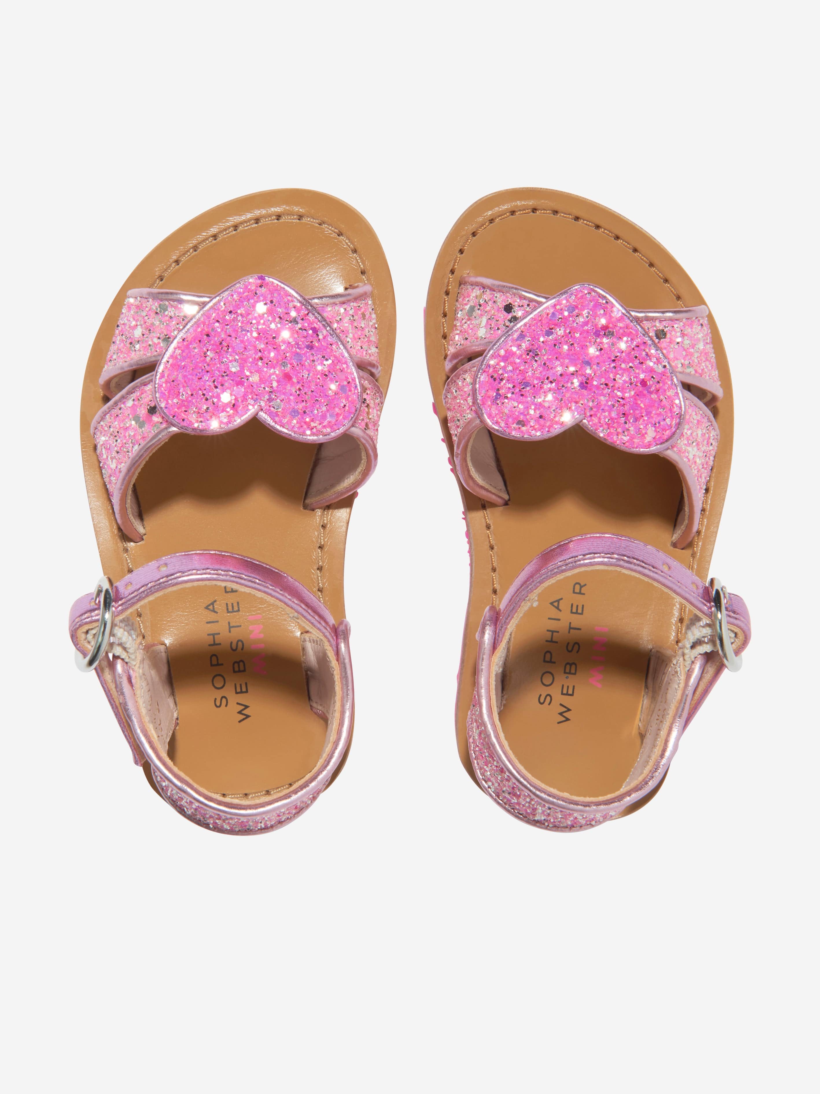 Sophia Webster Girls Amora Sandals in Pink