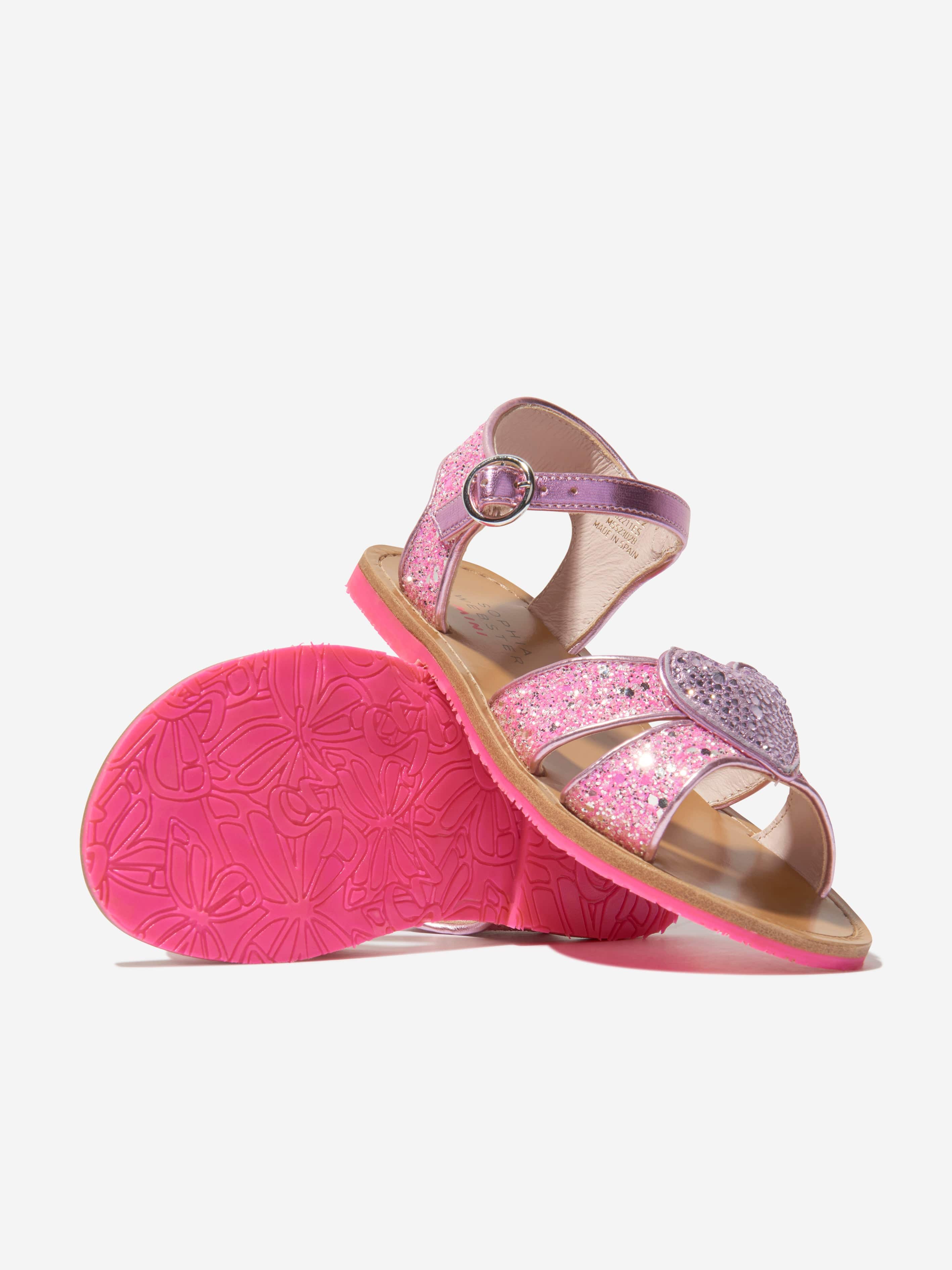 Sophia Webster Girls Amora Sandals in Pink