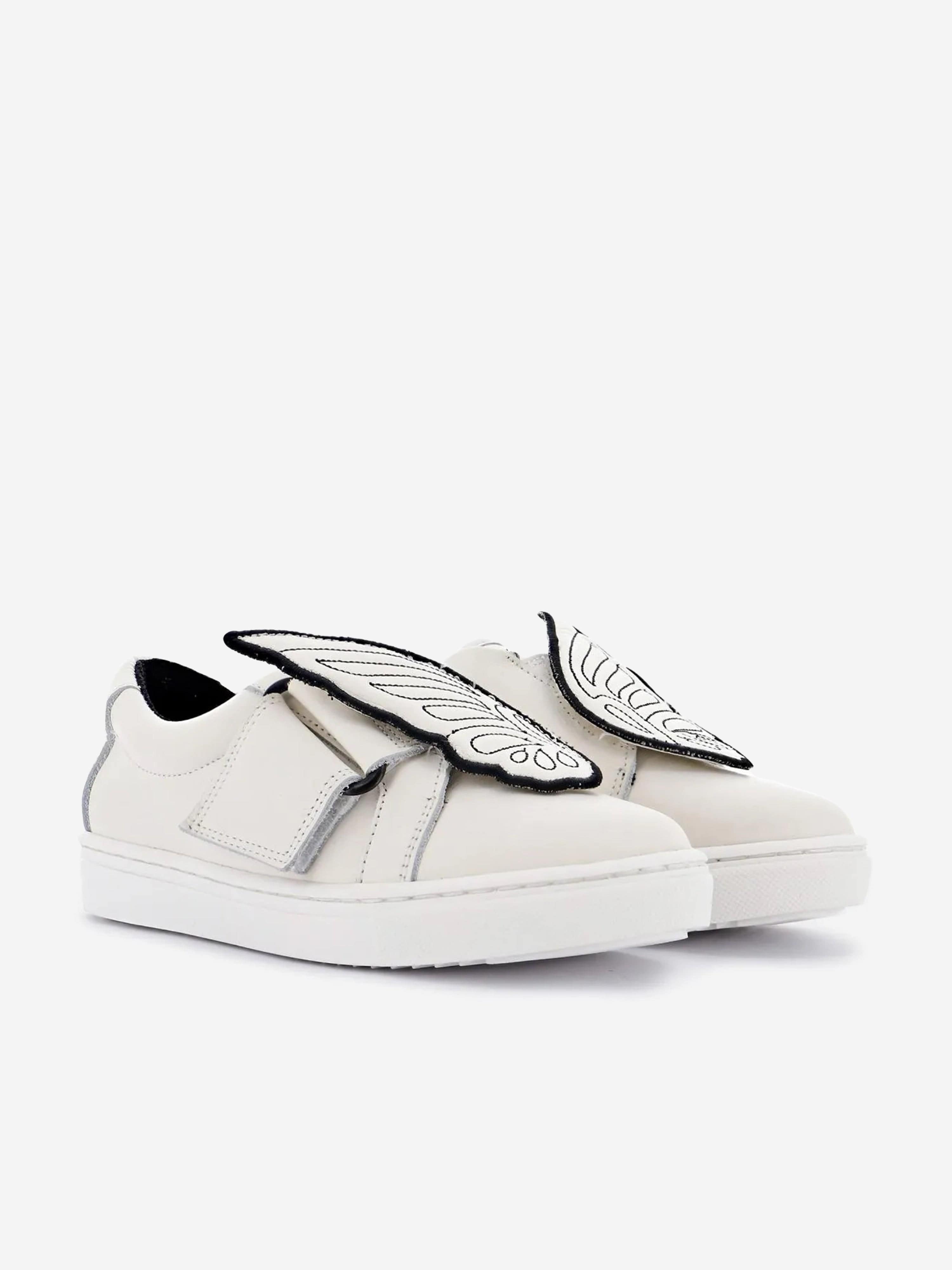 Girls Leather Heavenly Trainers in White