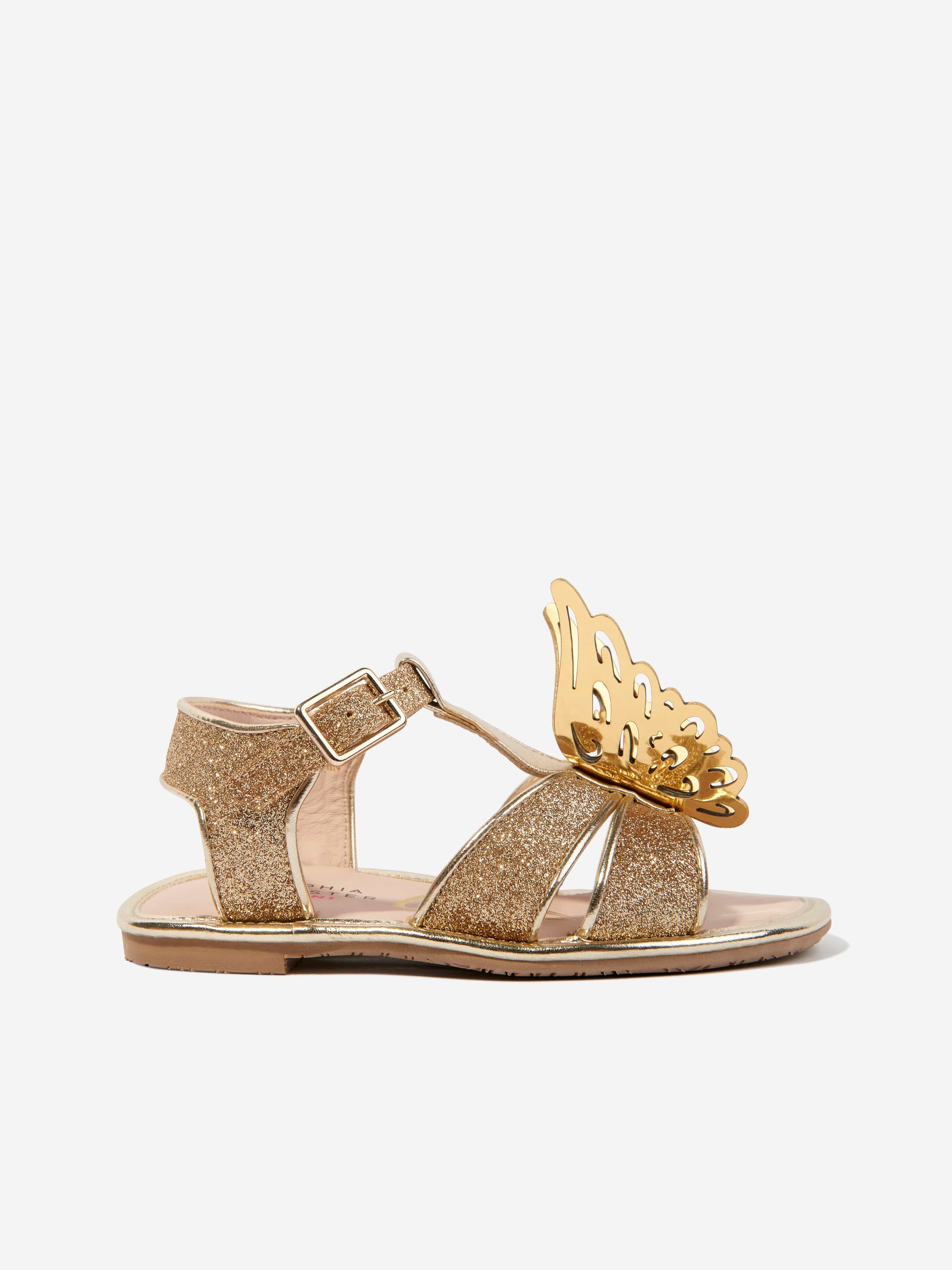 Sophia Webster Girls Celeste Sandals in Gold