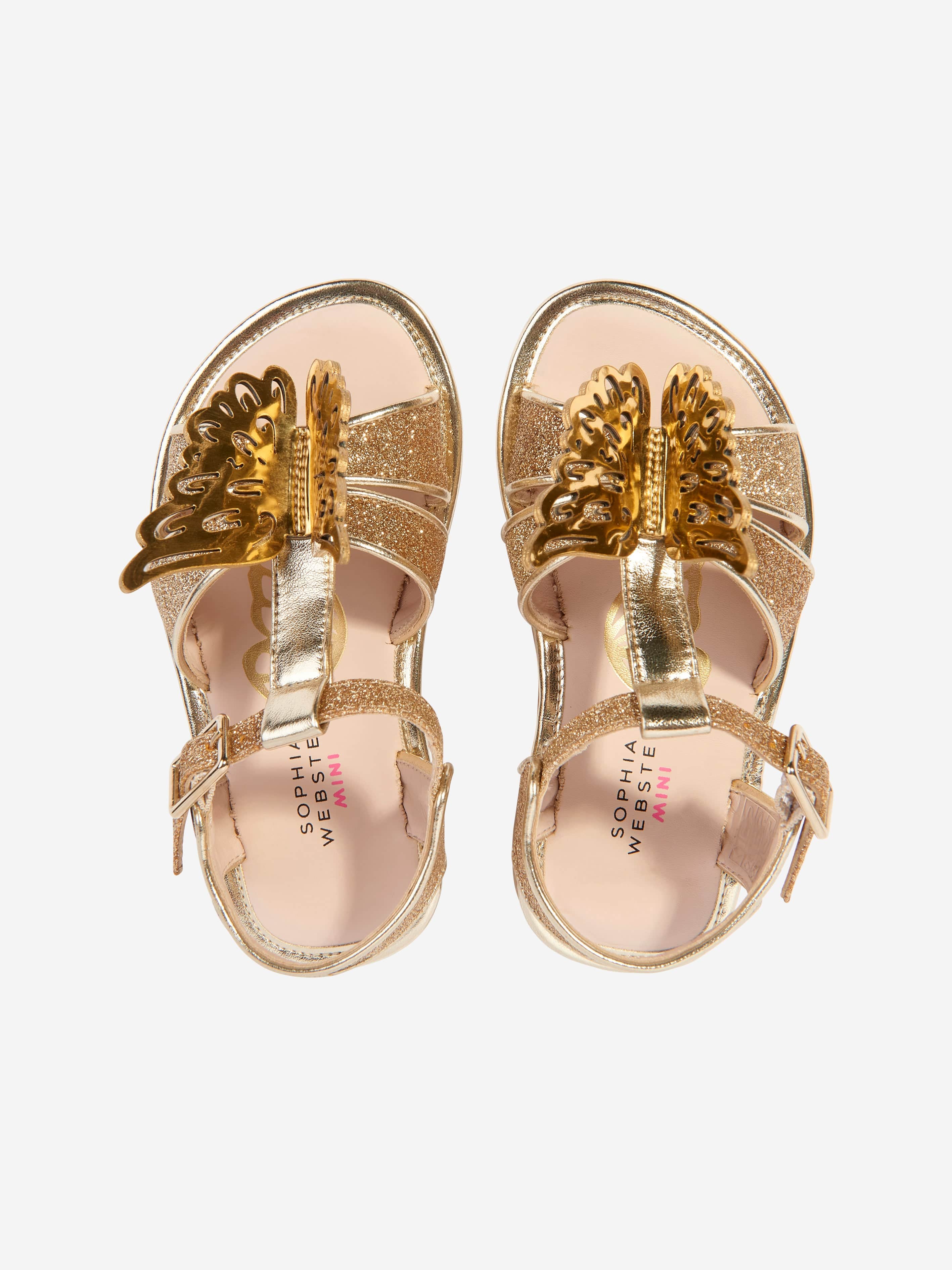 Sophia Webster Girls Celeste Sandals in Gold