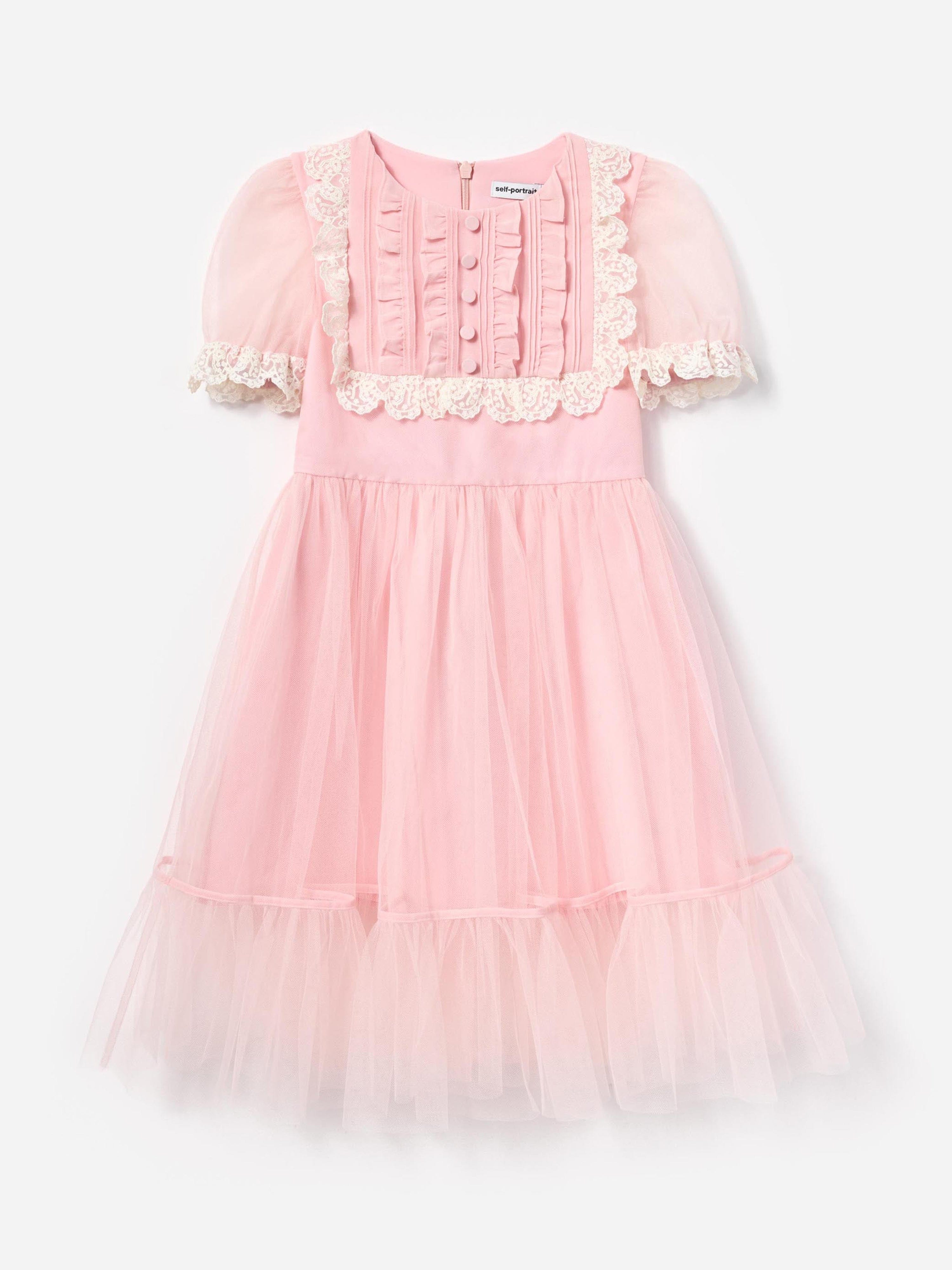 Girls Tulle Dress in Pink