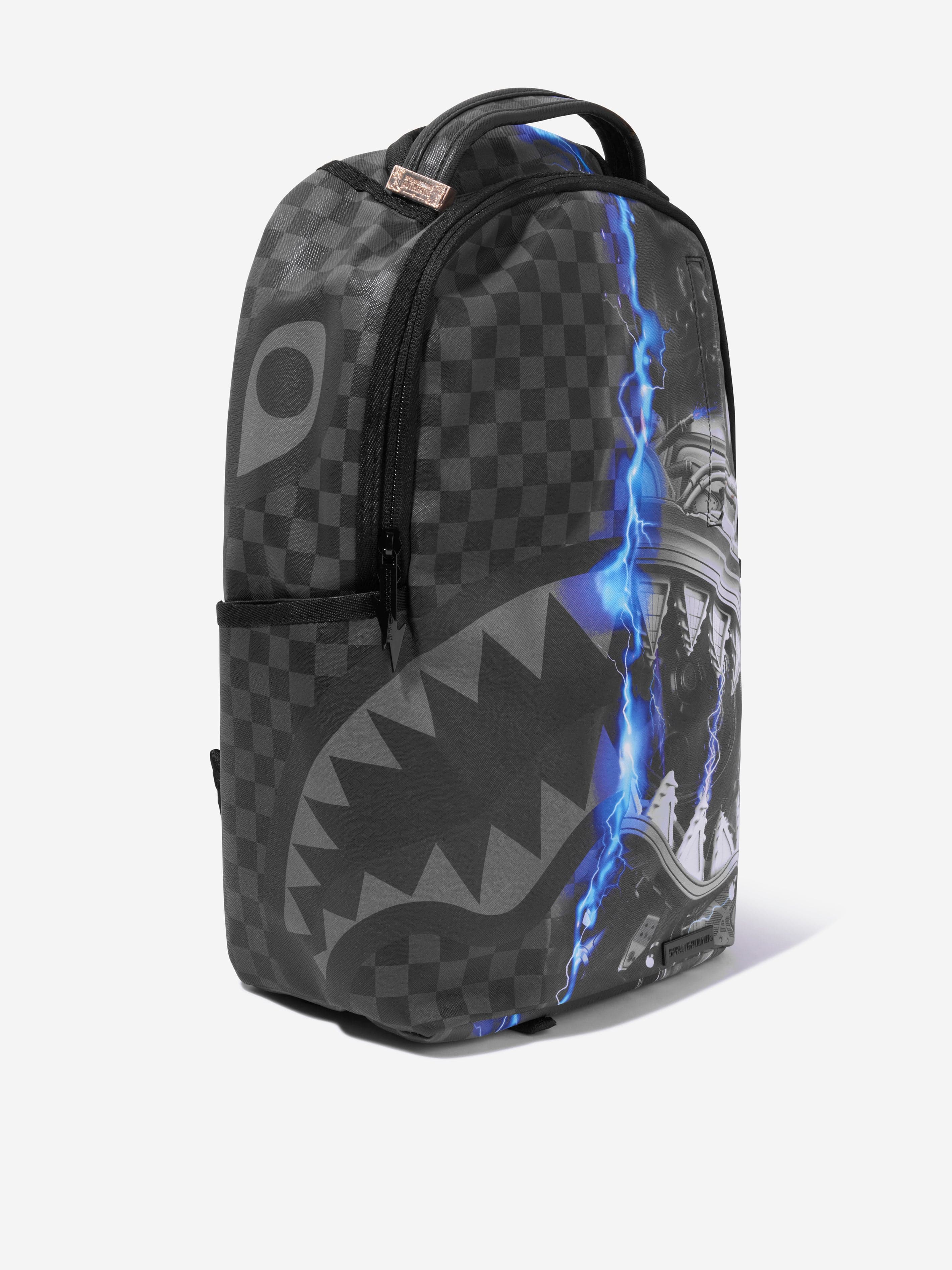 Sprayground Kids Sharkinator 3 Backpack in Black