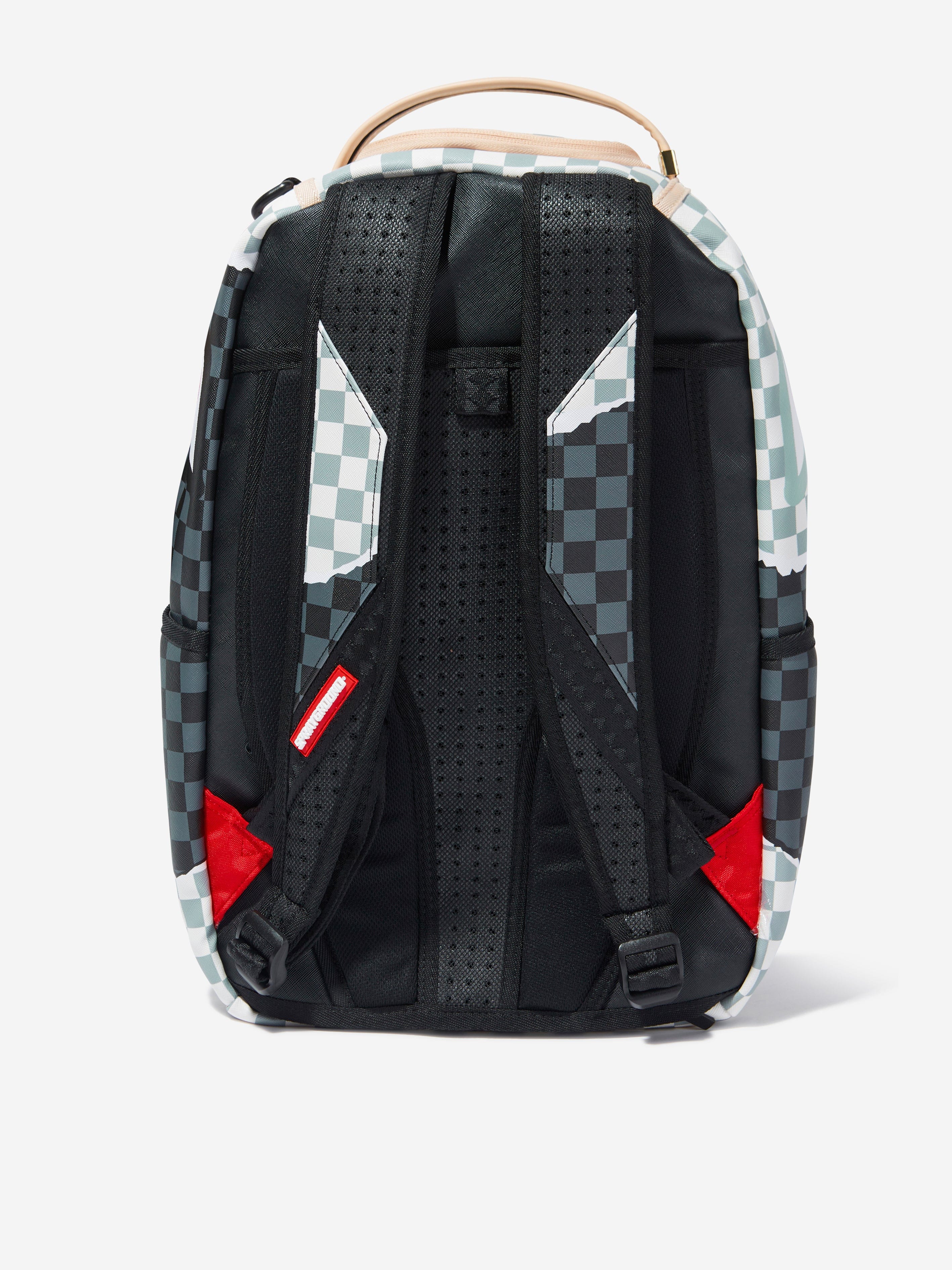 Sprayground Kids Tear It Up DLXSV Backpack in Grey