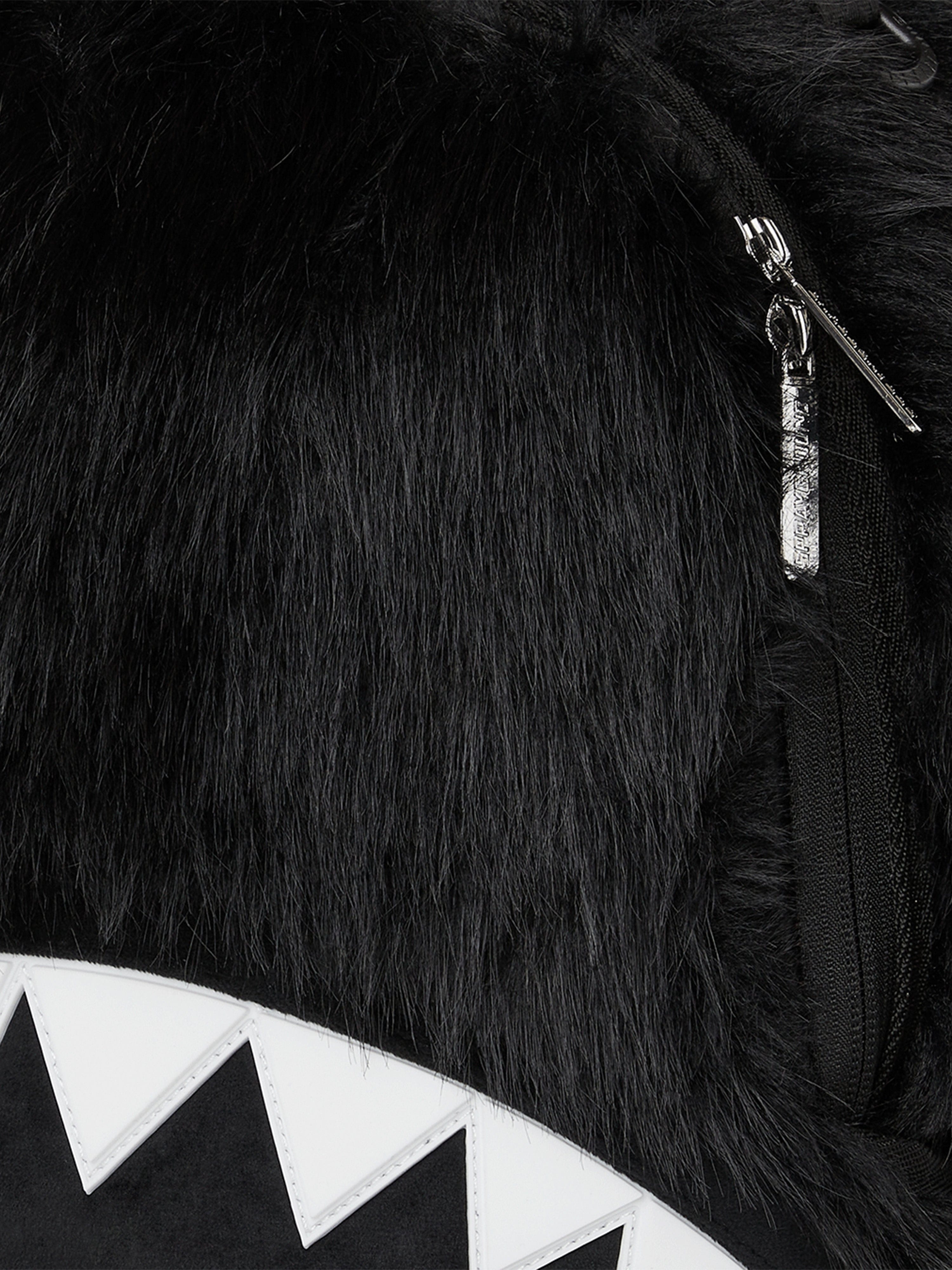 Sprayground Kids Fur Cray Backpack in Black (45cm)