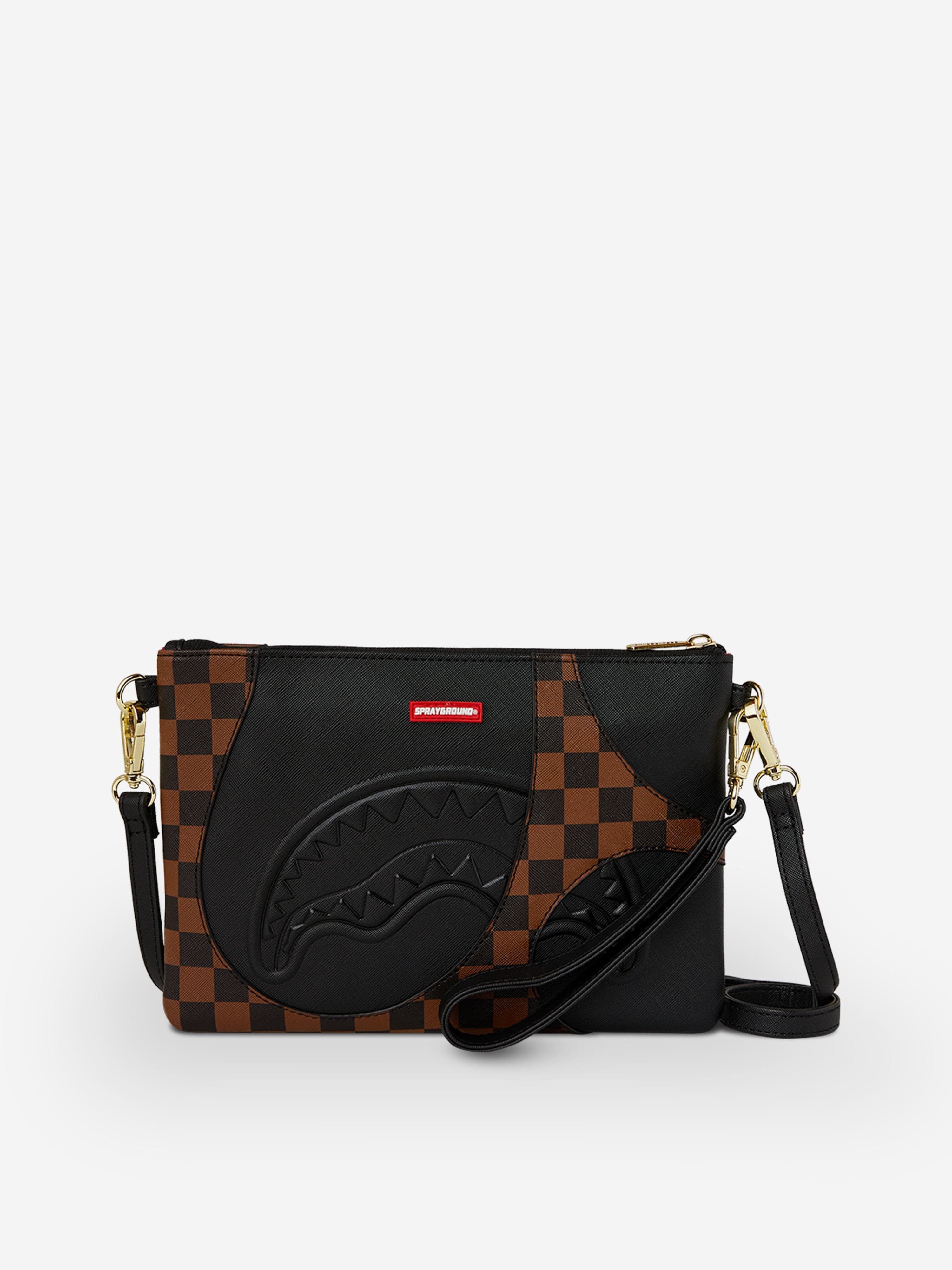Sprayground Kids Jet Stream Crossover Clutch in Black (25cm)