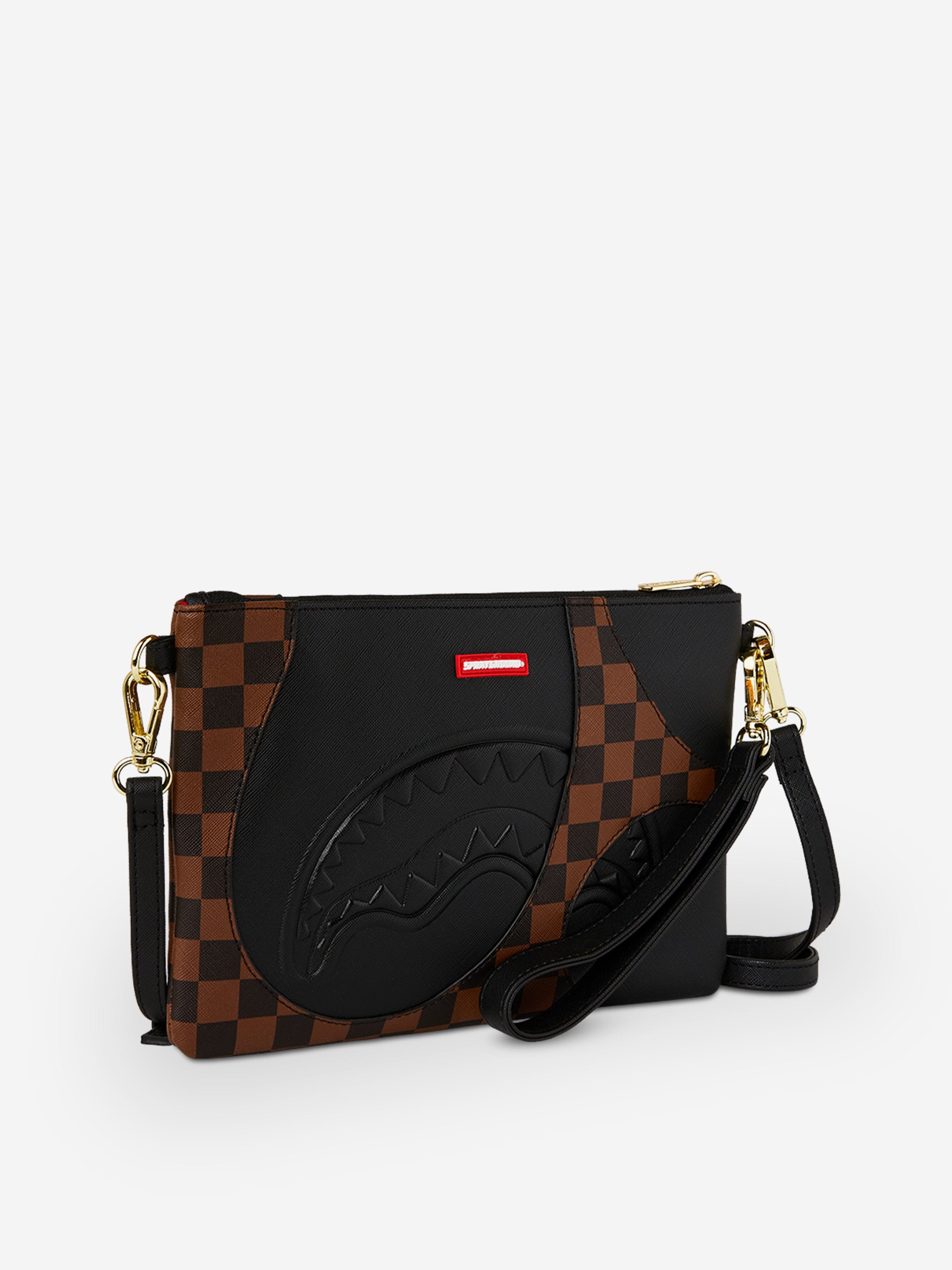 Sprayground Kids Jet Stream Crossover Clutch in Black (25cm)