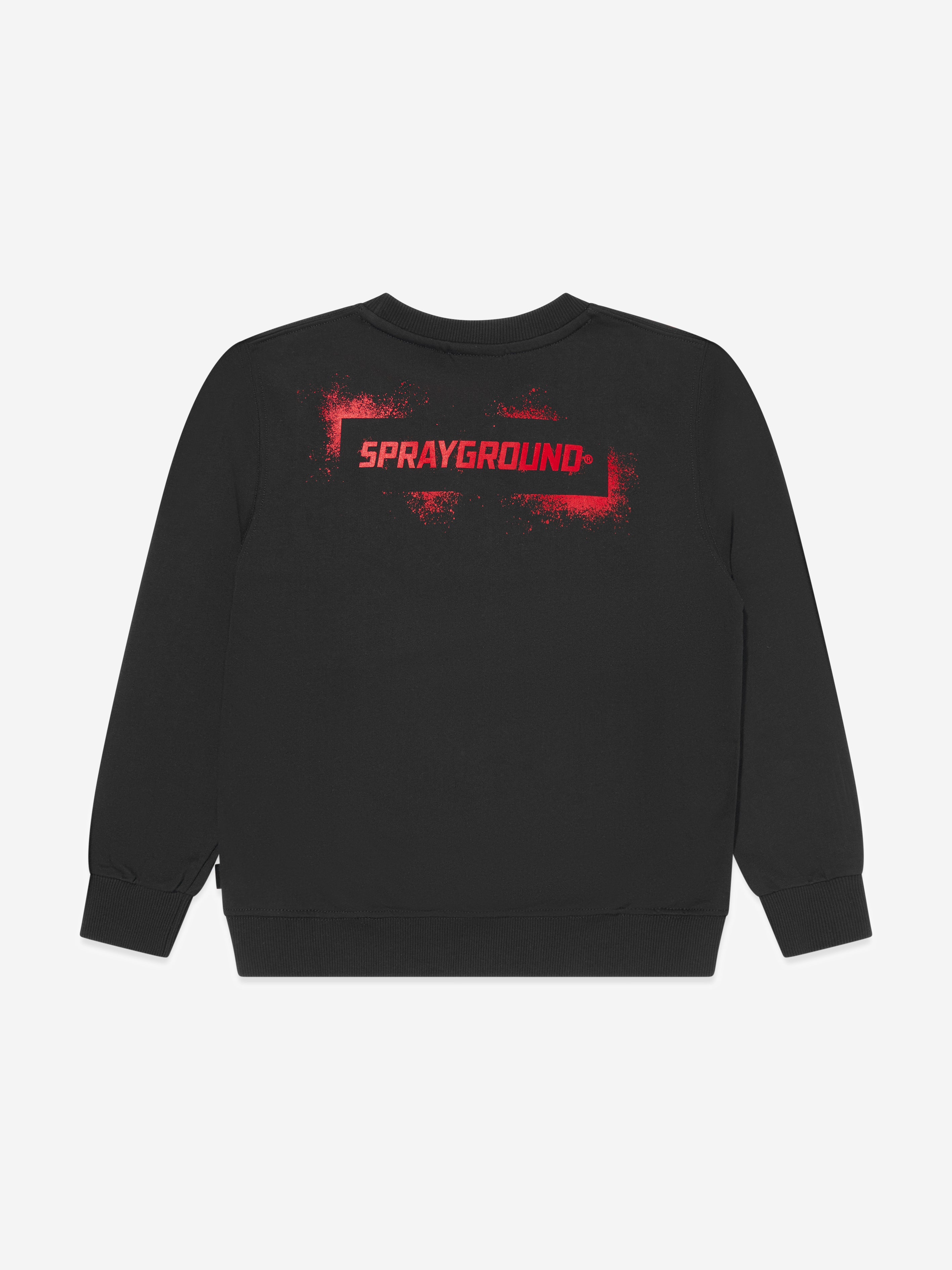 Sprayground Boys Spray Paint Sweatshirt in Black