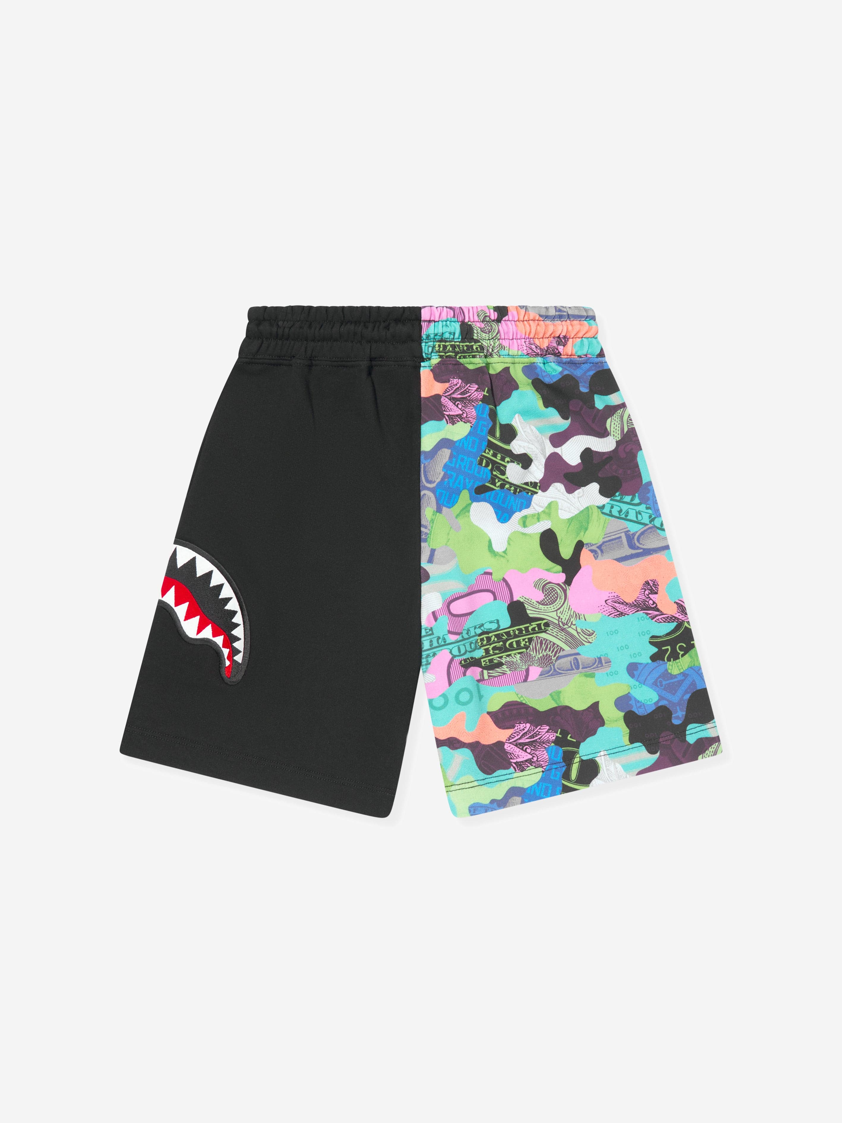 Sprayground Boys Camo 100 Split Shorts in Multicolour