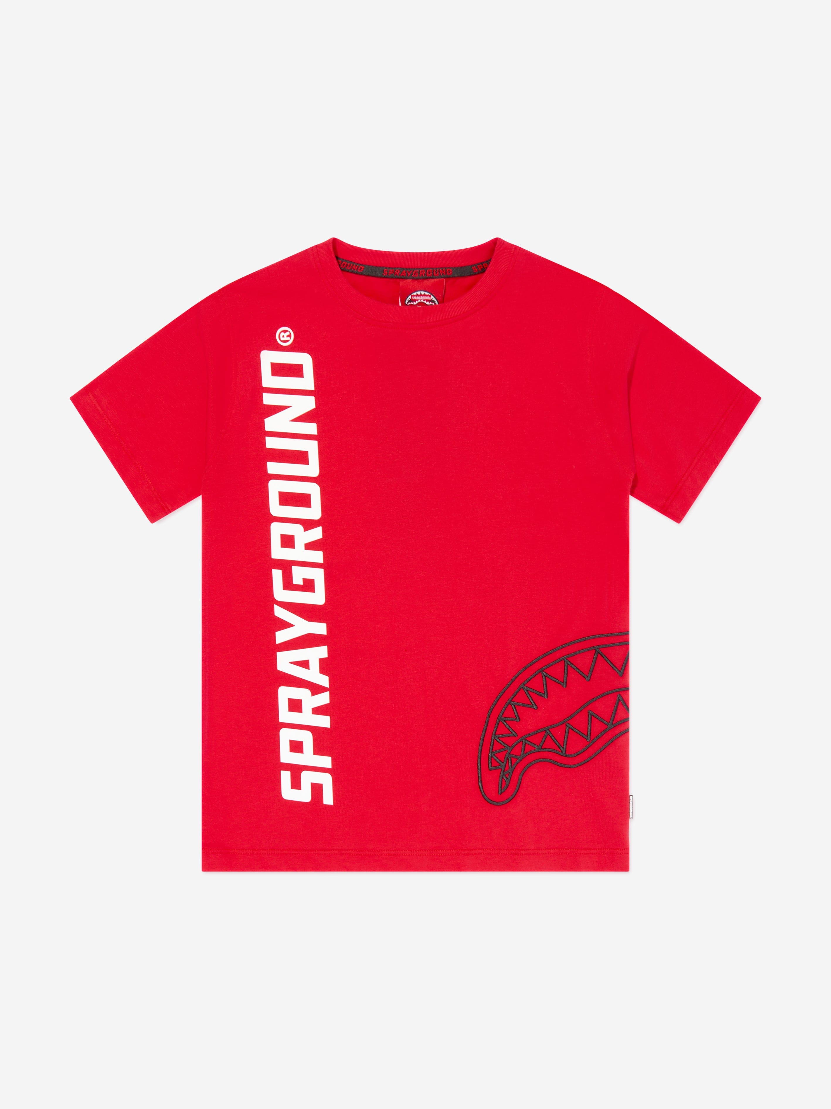 Sprayground Boys Basic Logo T-Shirt in Red