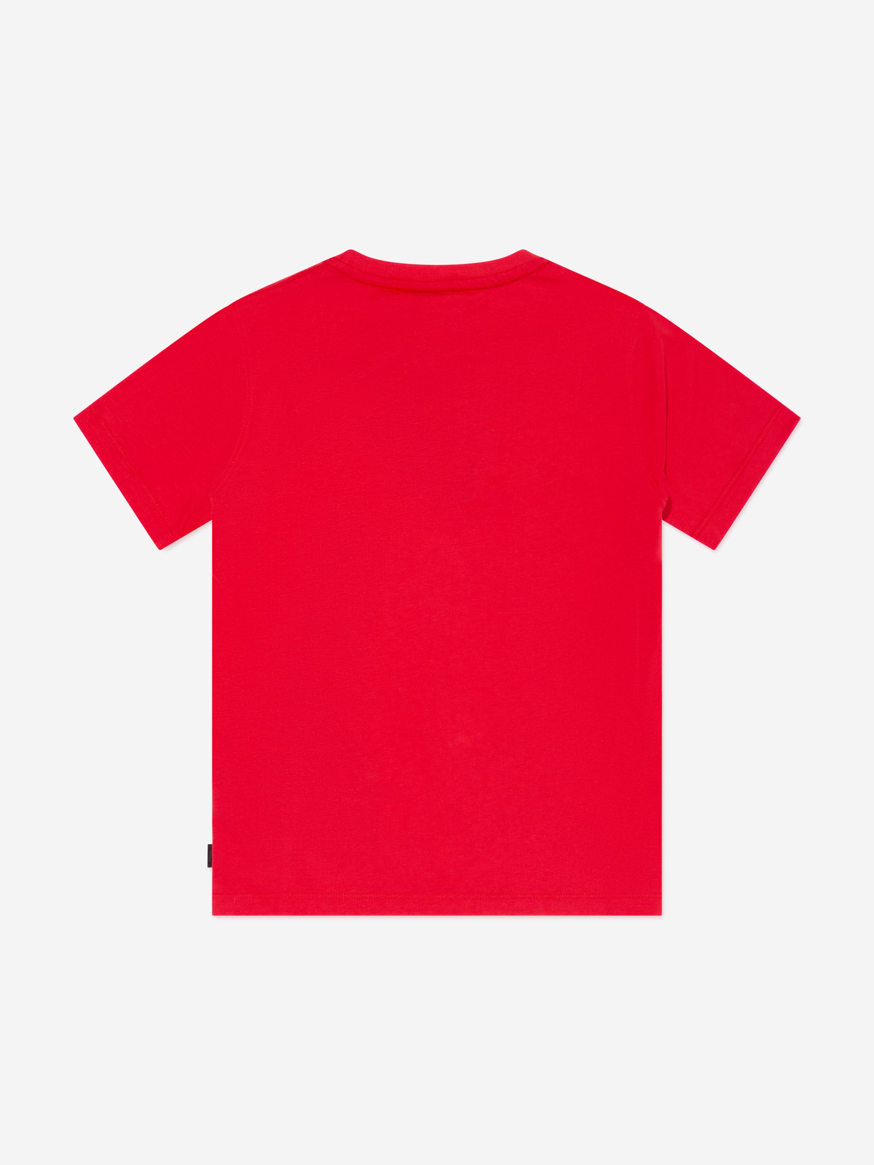 Sprayground Boys Basic Logo T-Shirt in Red