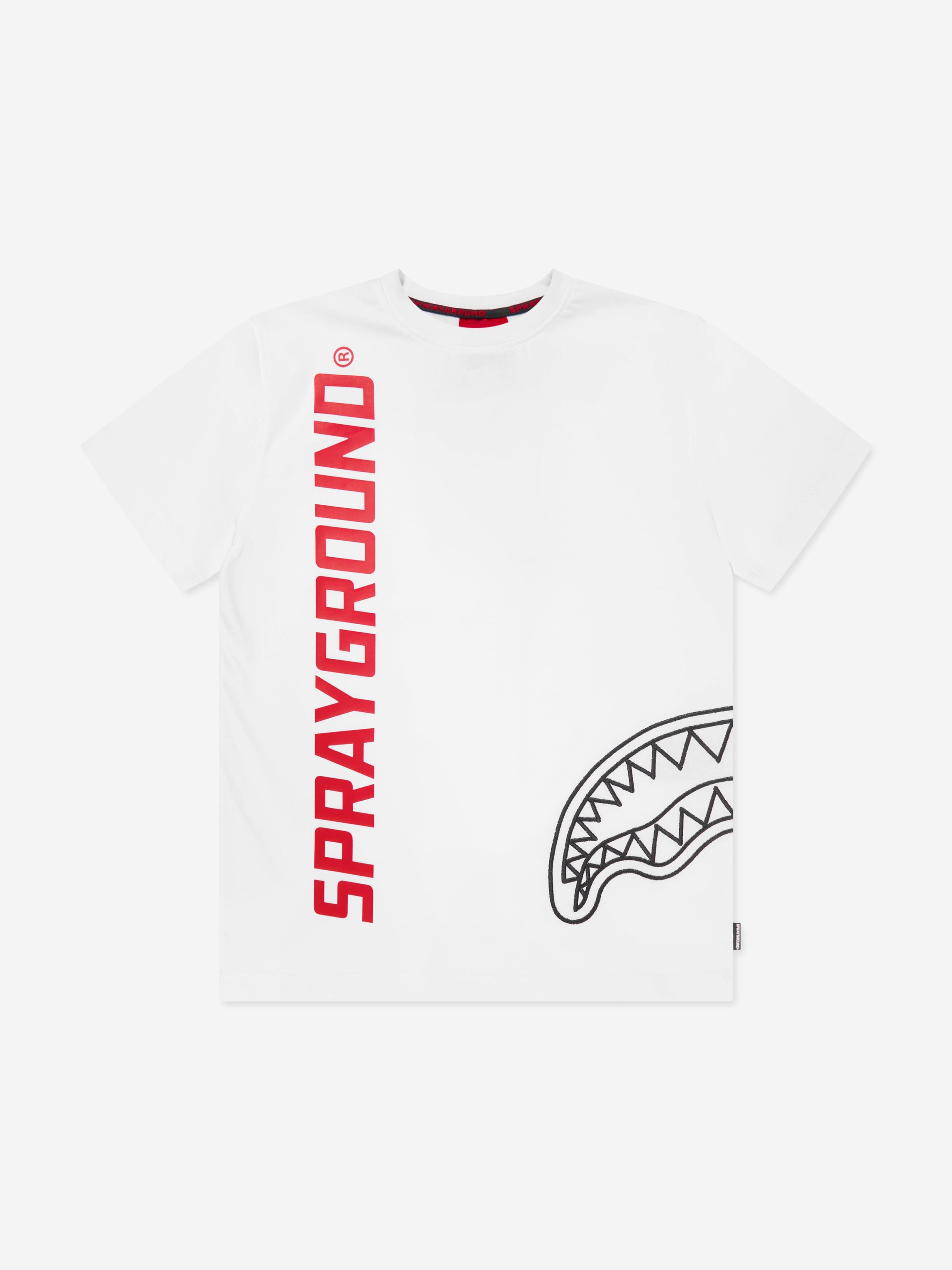 Sprayground Boys Basic Logo T-Shirt in White