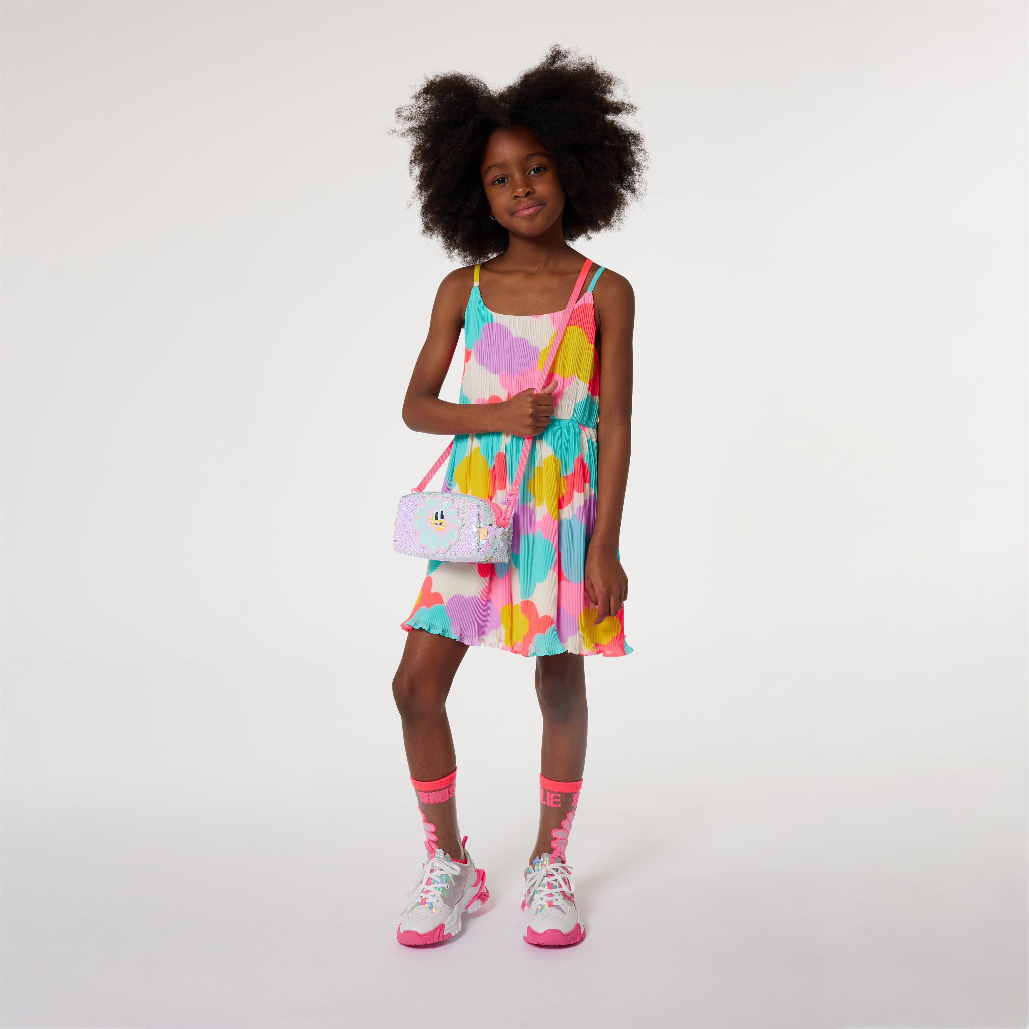 Billieblush Girls Sleeveless Cloud Dress in Multicolour