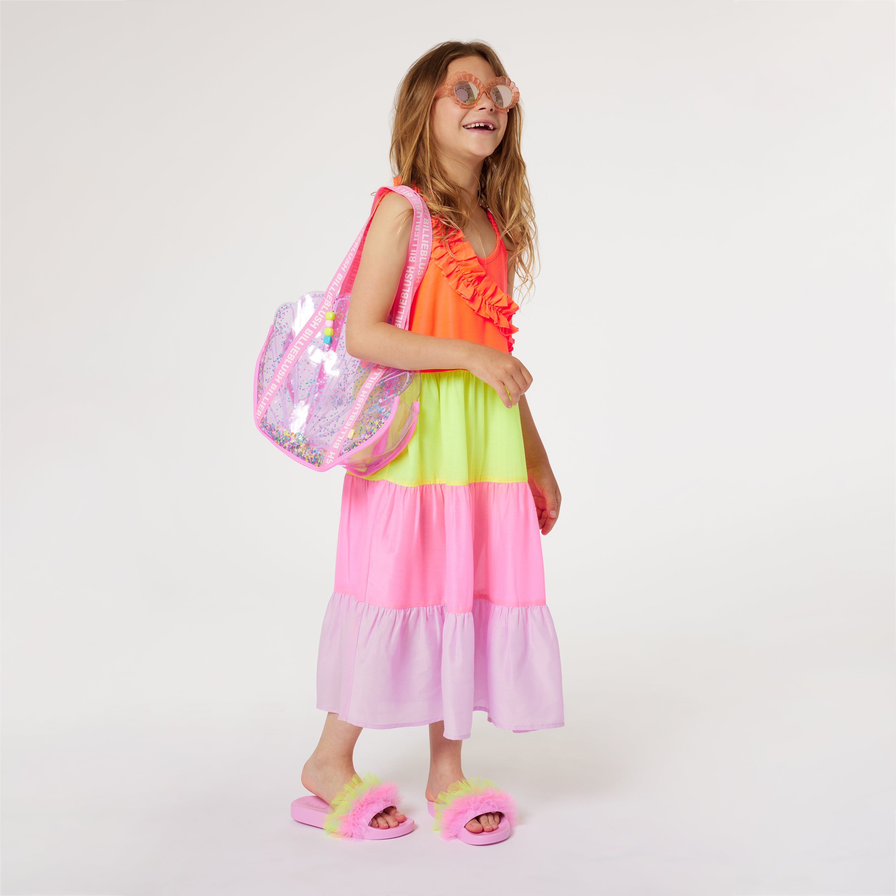 Billieblush Girls Sleeveless Dress in Multicolour