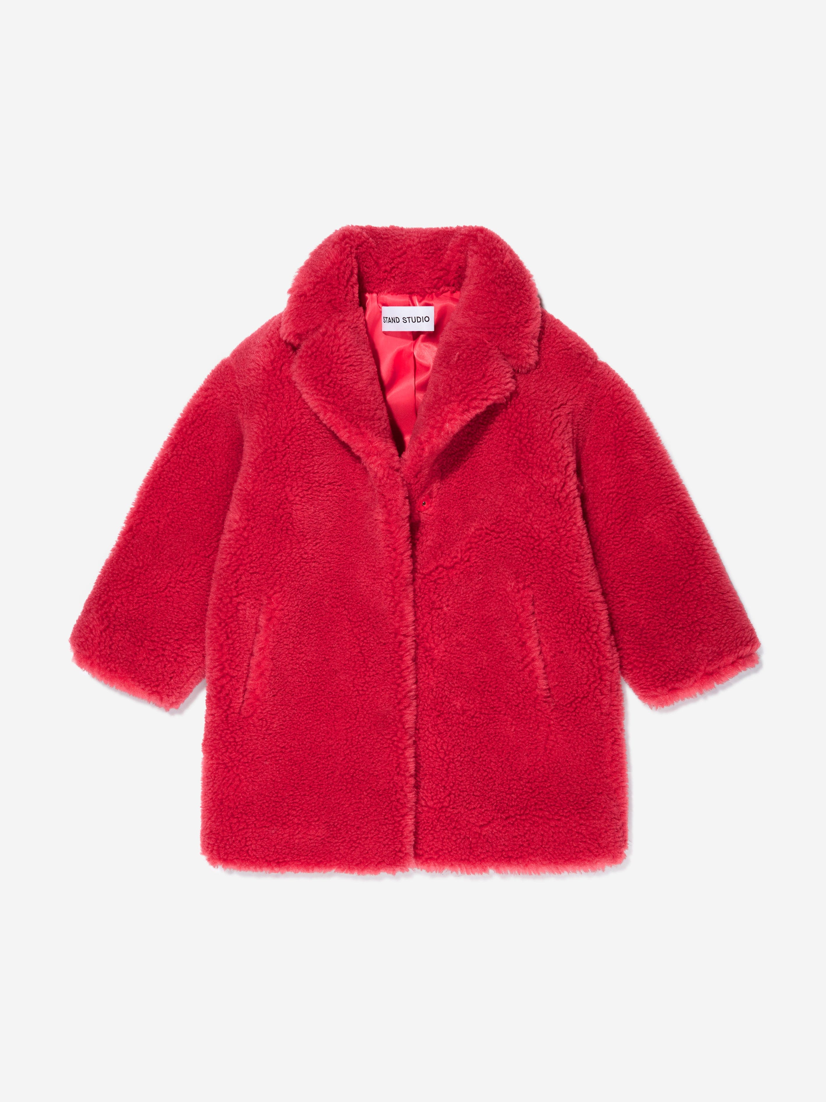 Stand Studio Girls Faux Fur Camille Cocoon Mini Coat