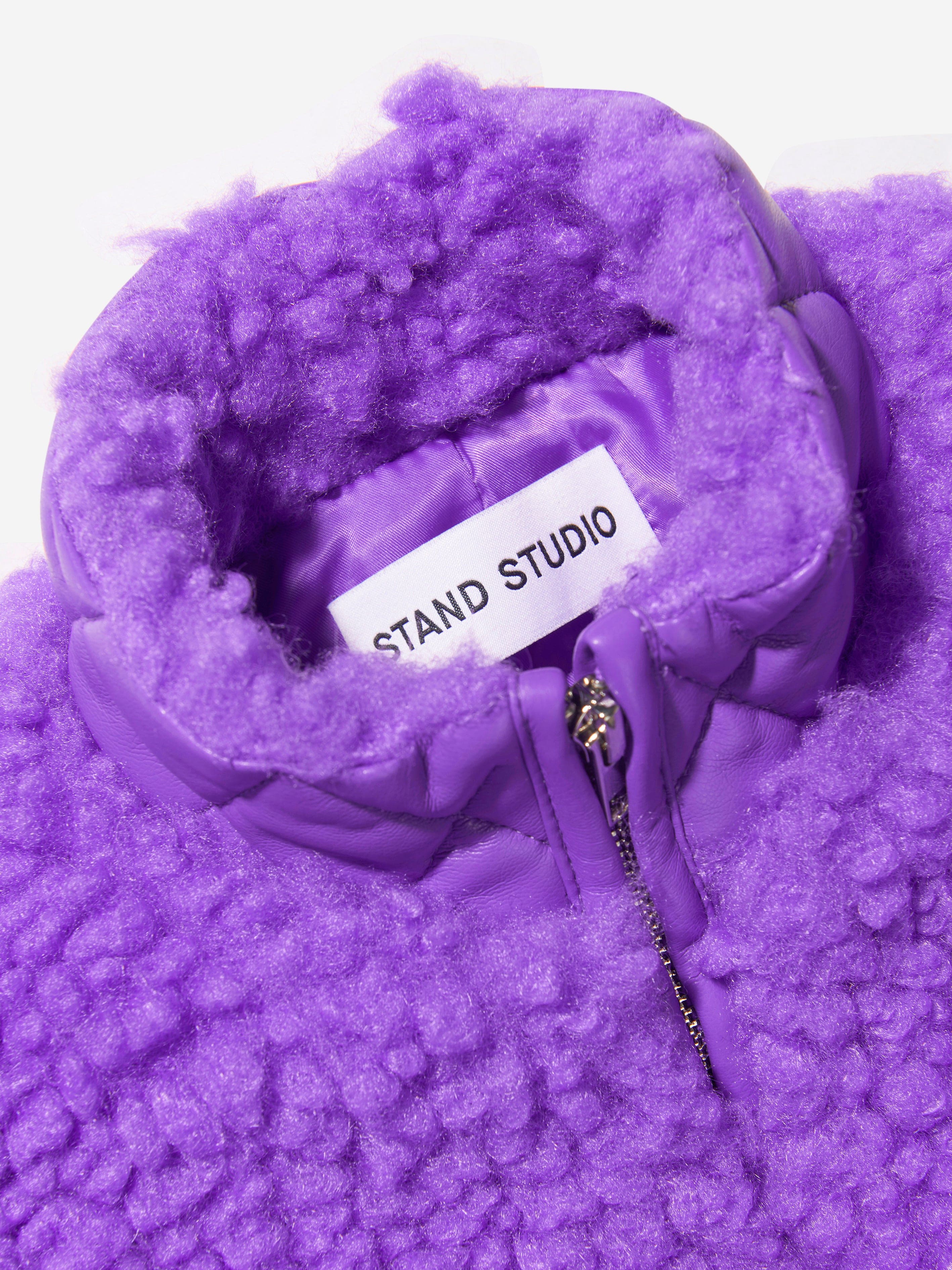 Stand Studio Girls Faux Fur Azalea Mini Jacket