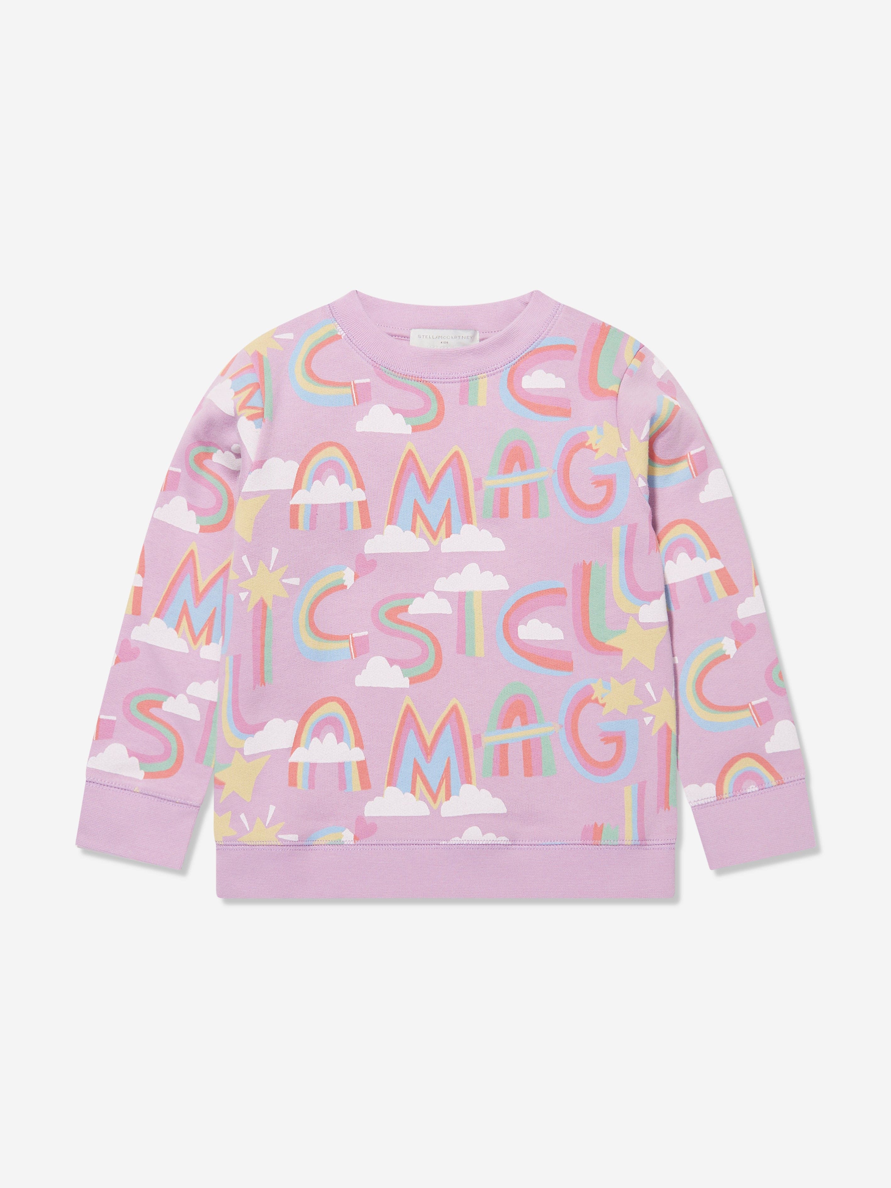 Stella McCartney Girls Logo Tracksuit in Pink