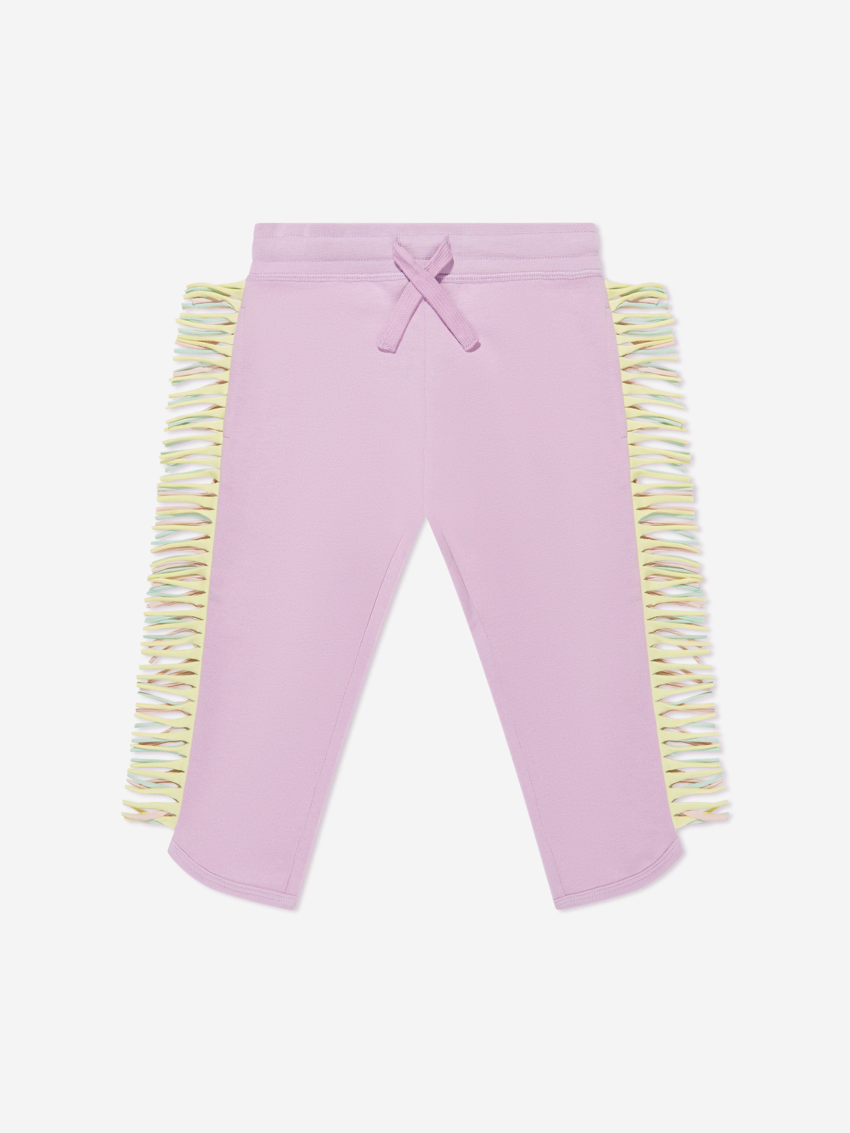 Stella McCartney Girls Tassel Joggers in Pink