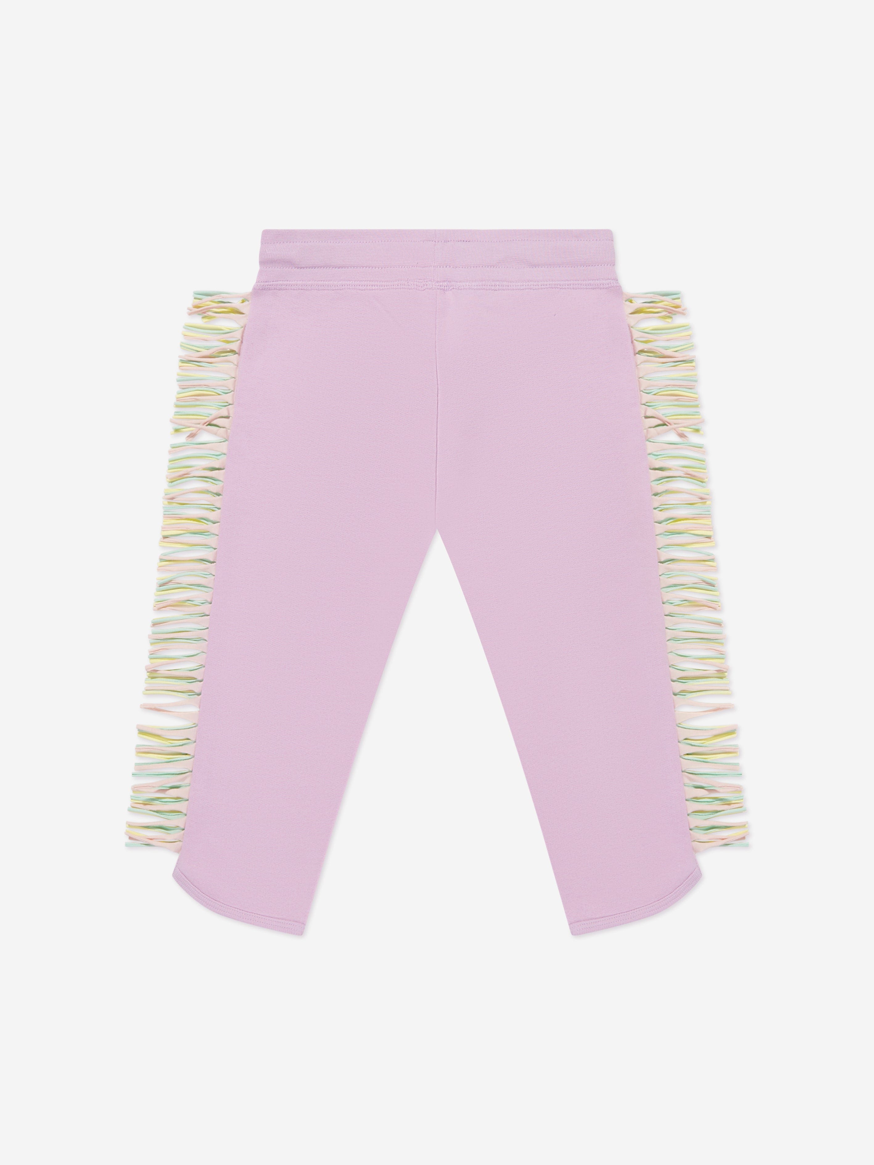 Stella McCartney Girls Tassel Joggers in Pink