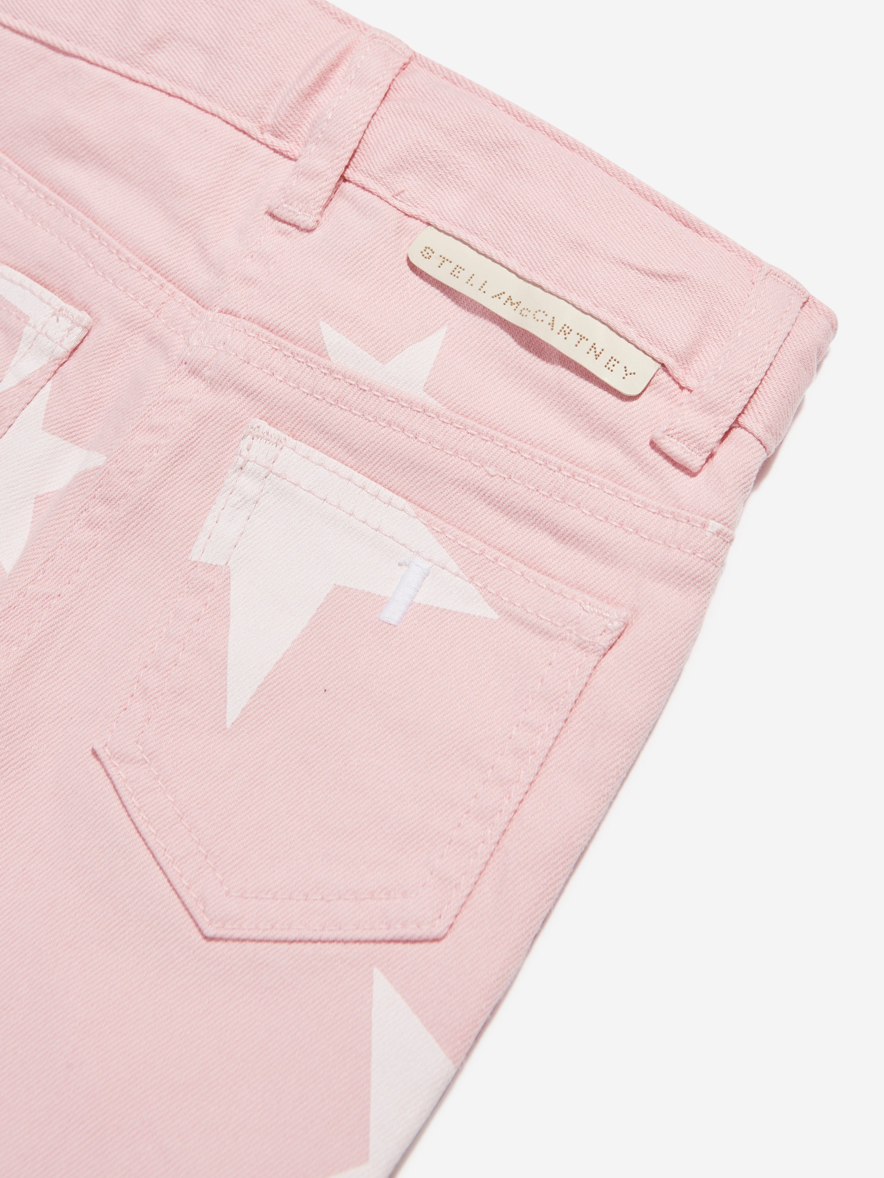 Stella McCartney Girls Star Jeans in Pink