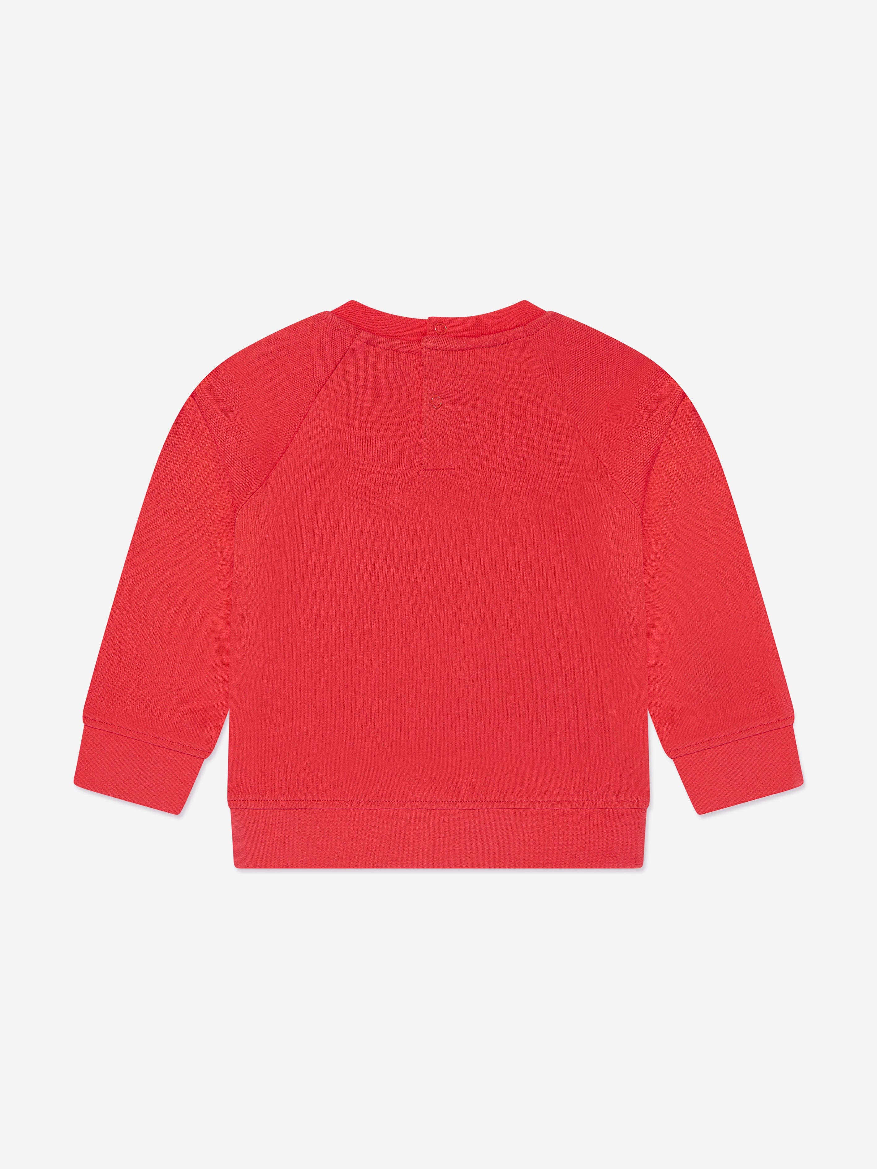 Stella McCartney Baby Gingerbread House Sweatshirt in Red