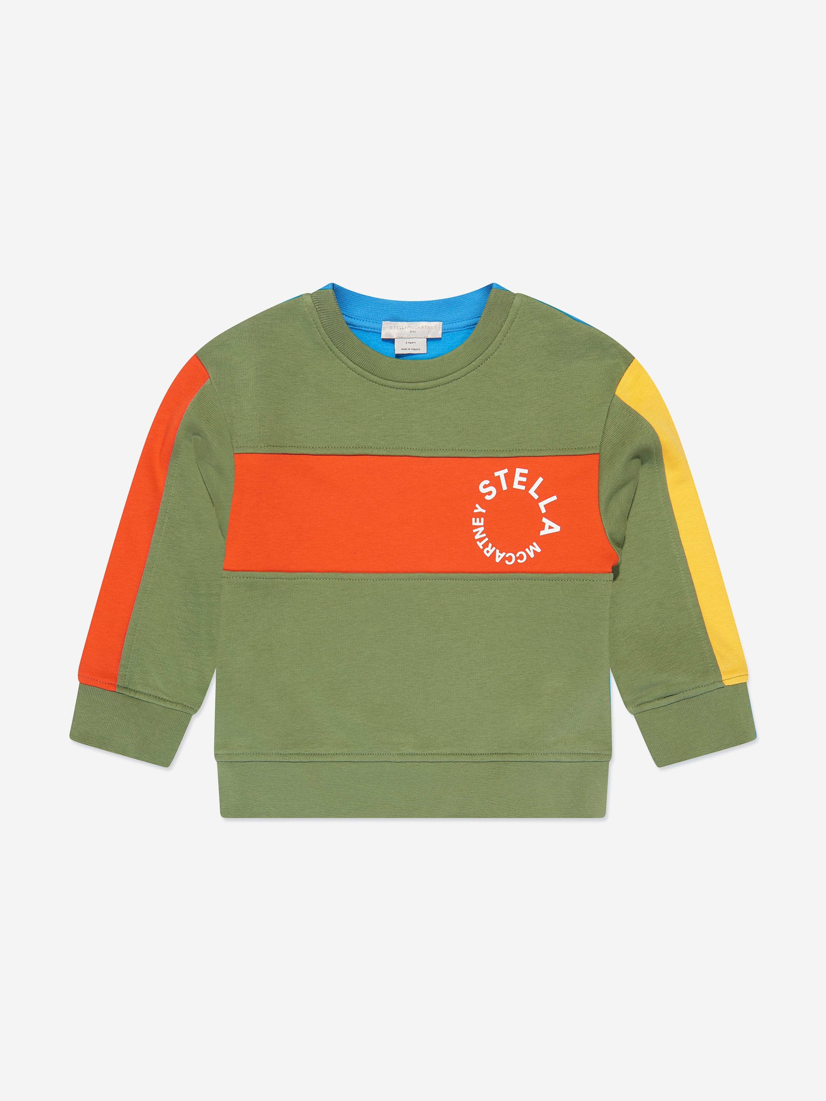 Stella McCartney Boys Logo Sweatshirt in Green