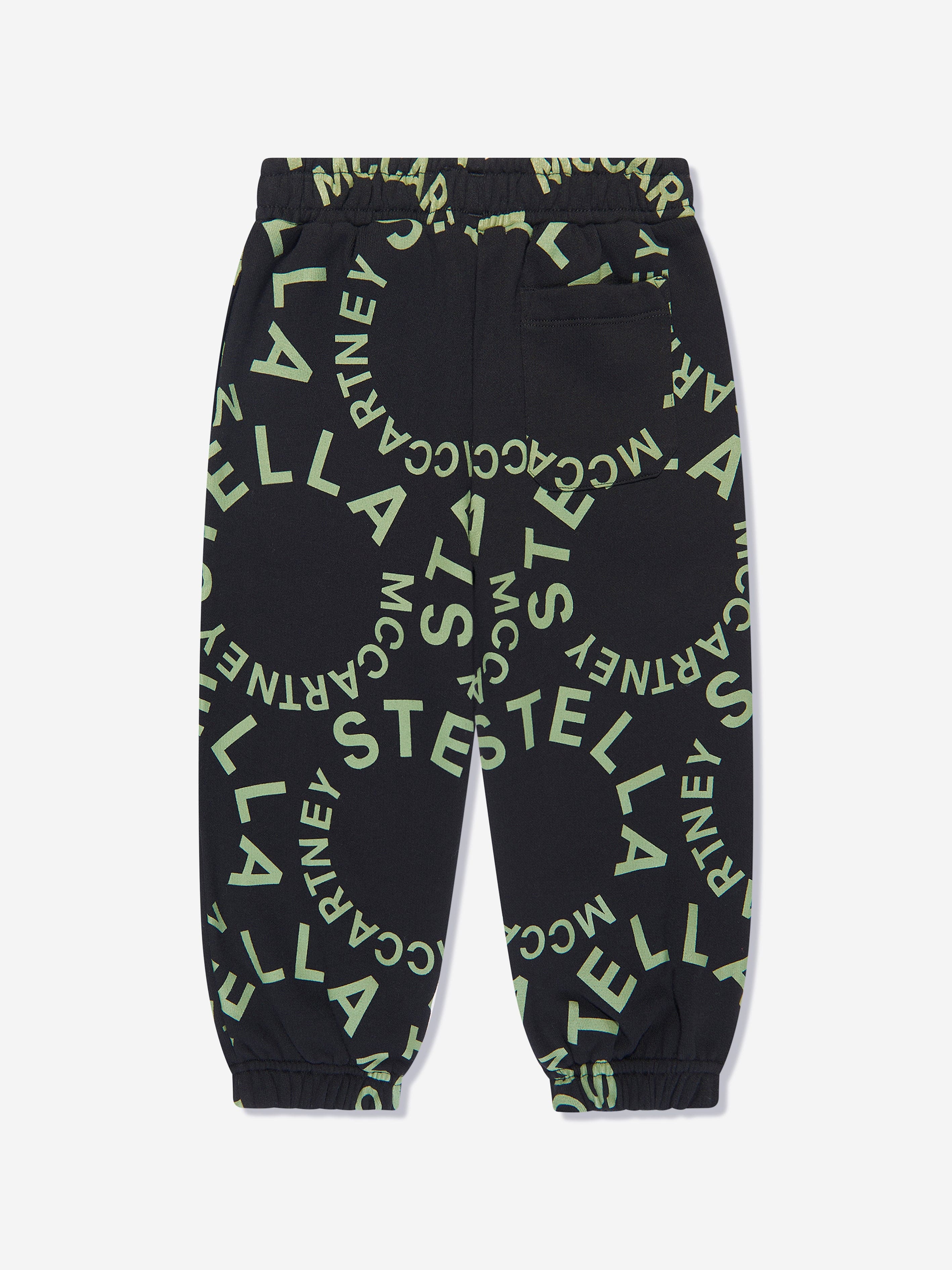 Stella McCartney Boys Logo Joggers in Black