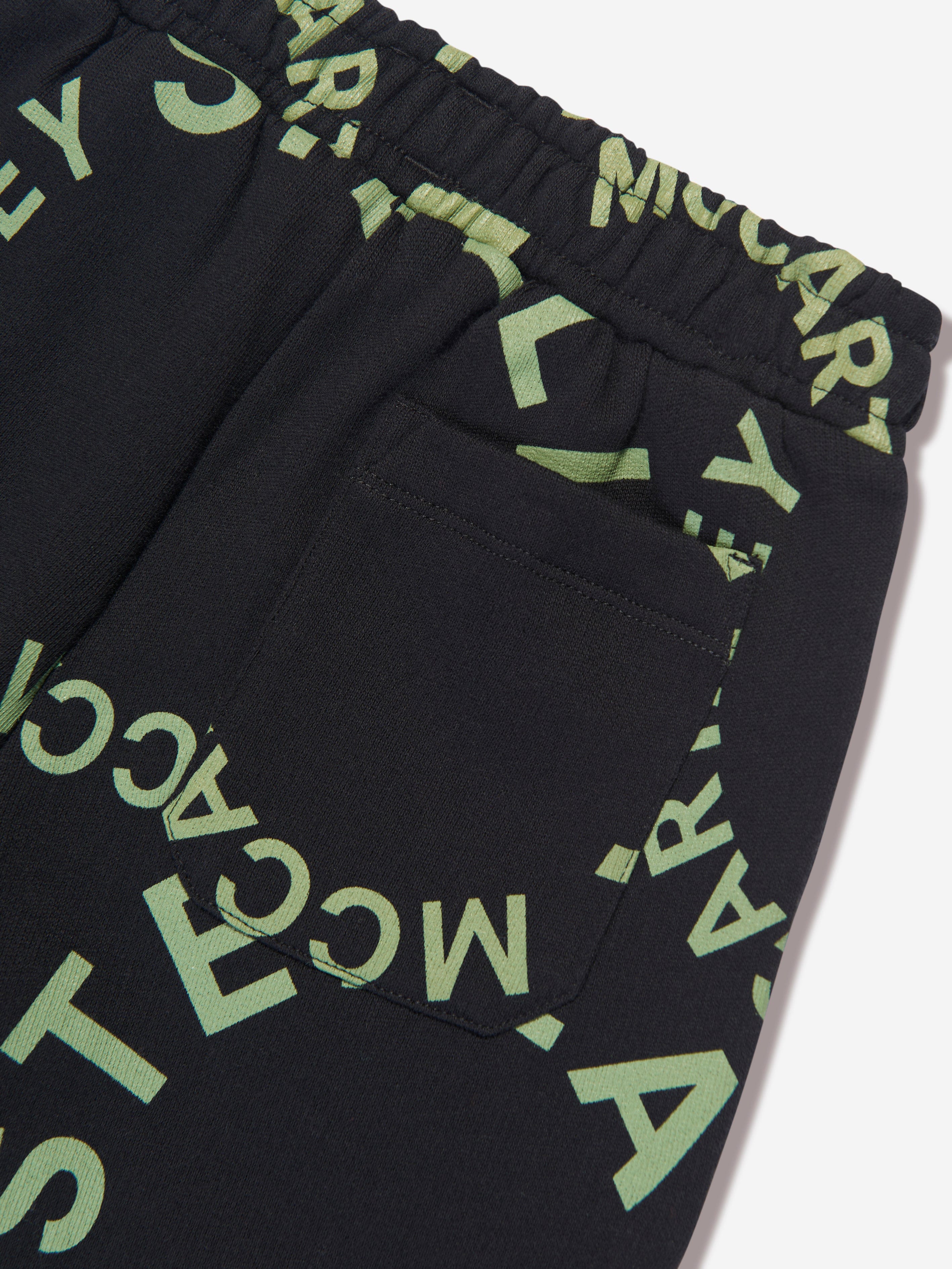 Stella McCartney Boys Logo Joggers in Black