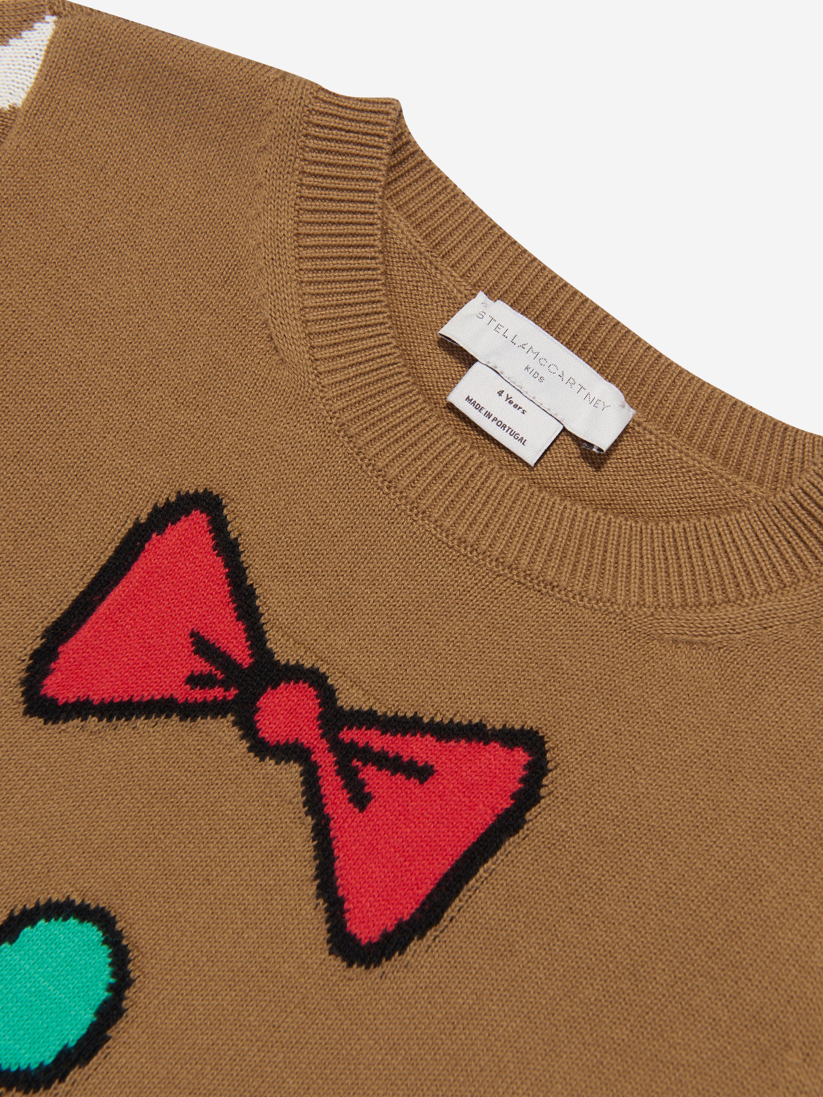 Stella McCartney Boys Knitted Jumper in Brown