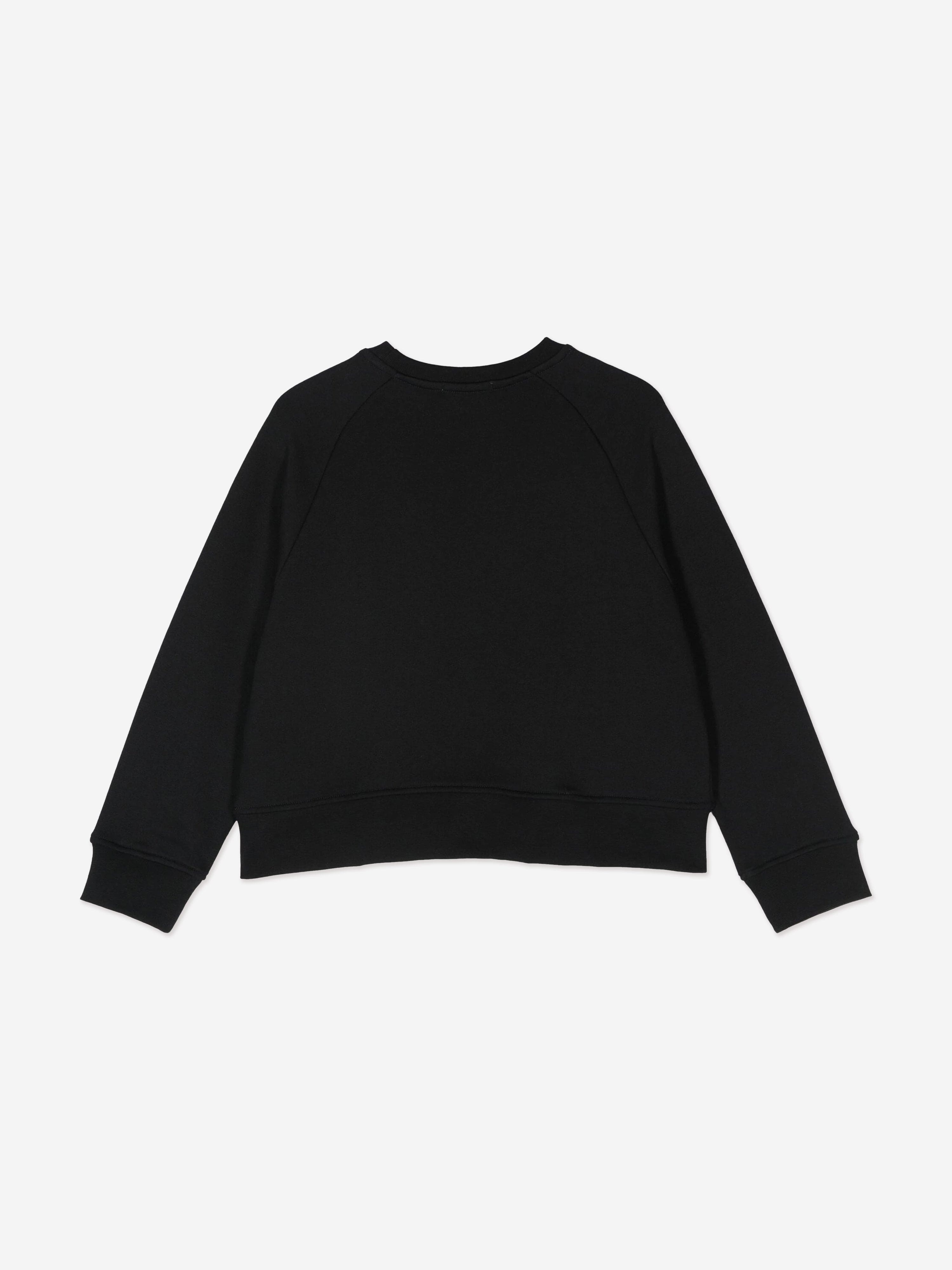 Stella McCartney Girls Logo Sweatshirt in Black