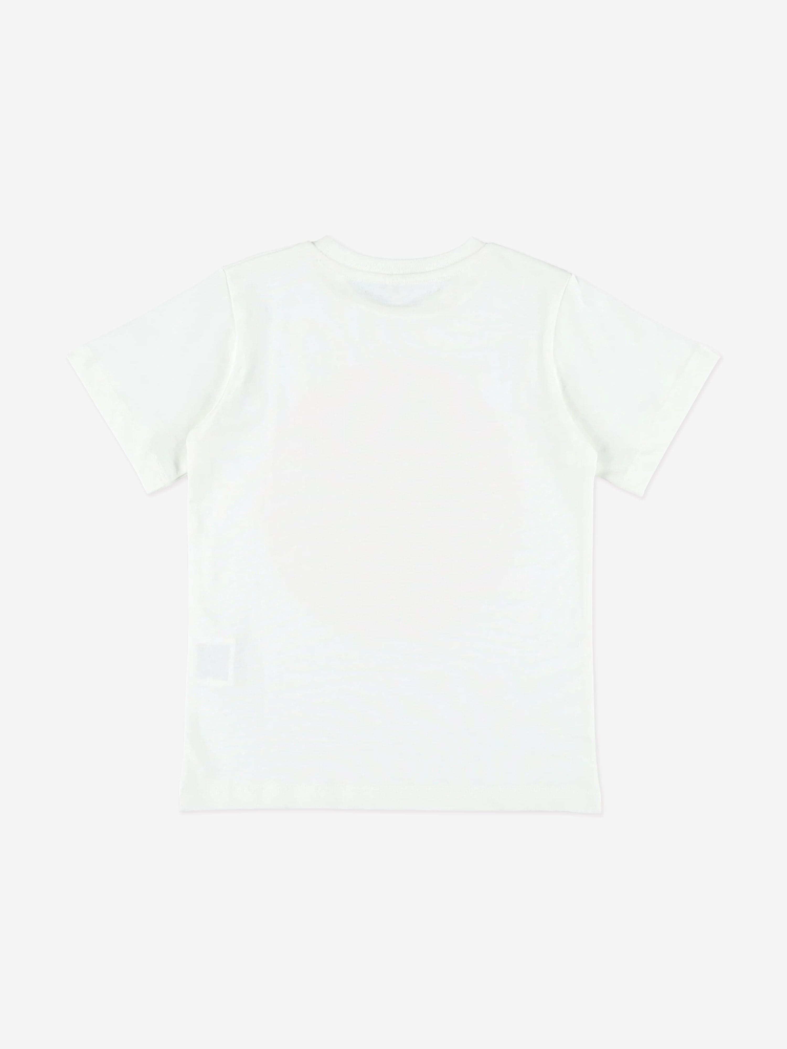 Stella McCartney Girls Circle Logo T-Shirt in Ivory