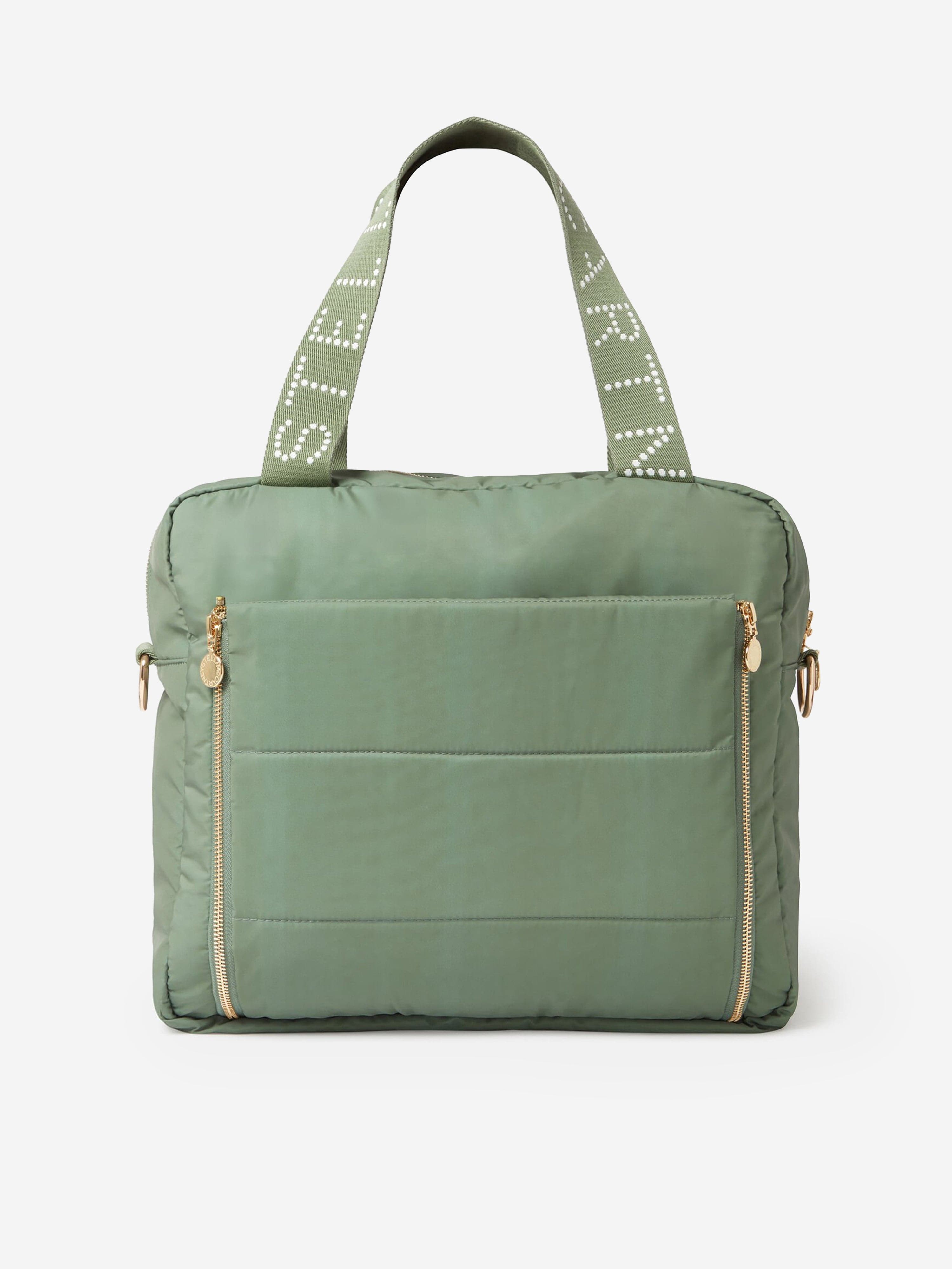 Stella McCartney Baby Branded Changing Bag in Green (36cm)