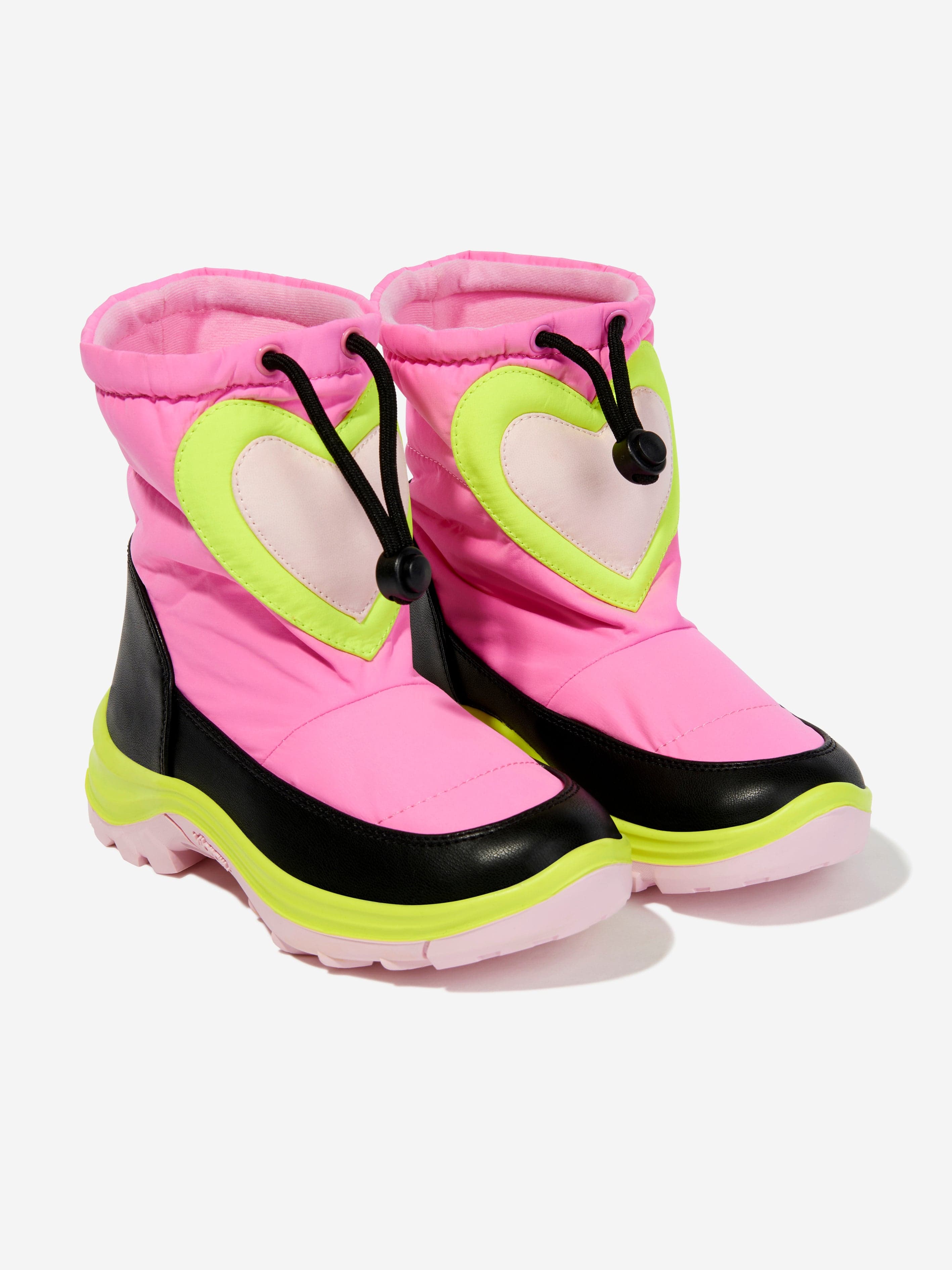 Stella McCartney Girls Heart Snow Boots in Pink