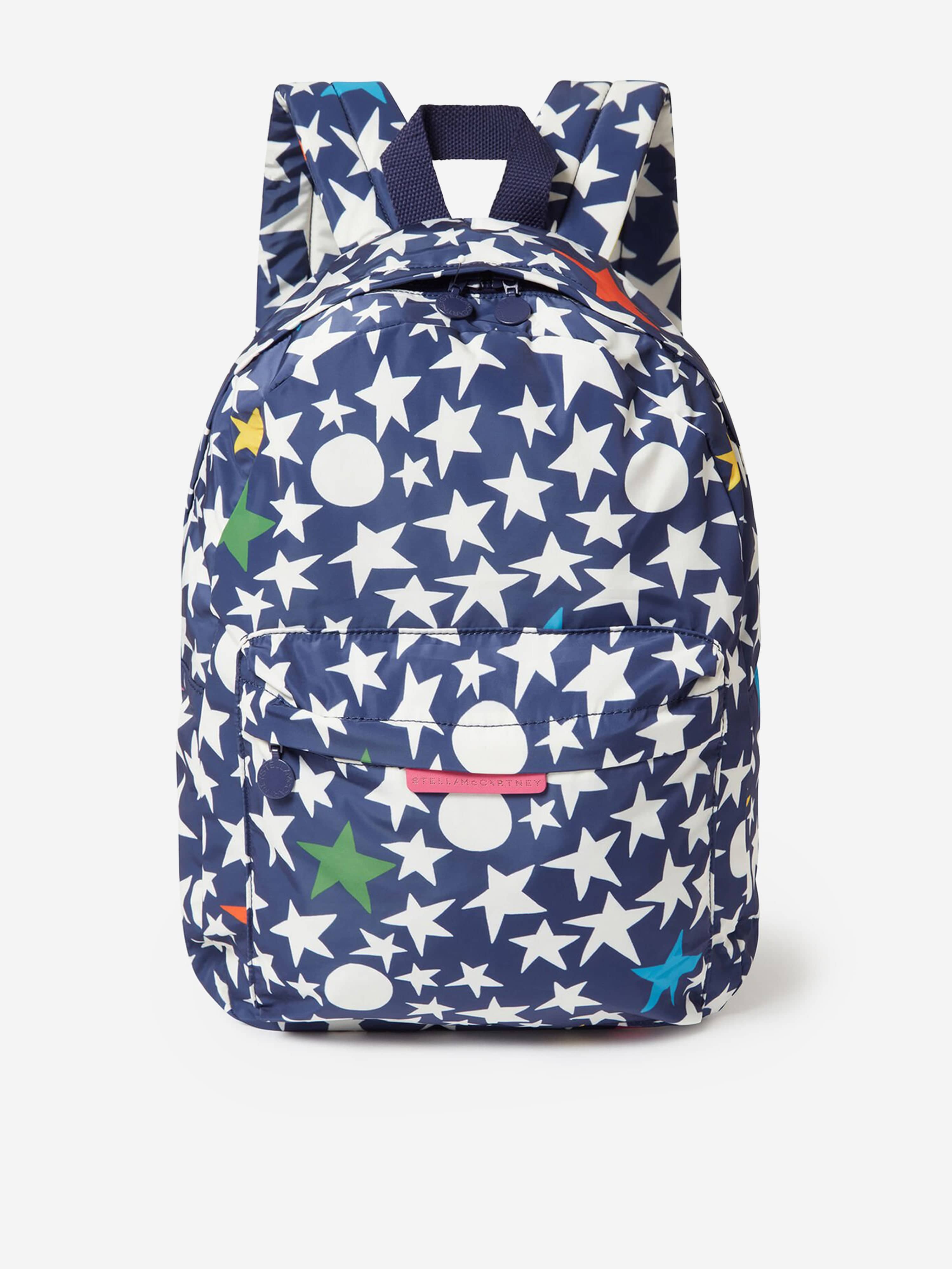 Stella McCartney Girls Stars Backpack in Blue (41cm)