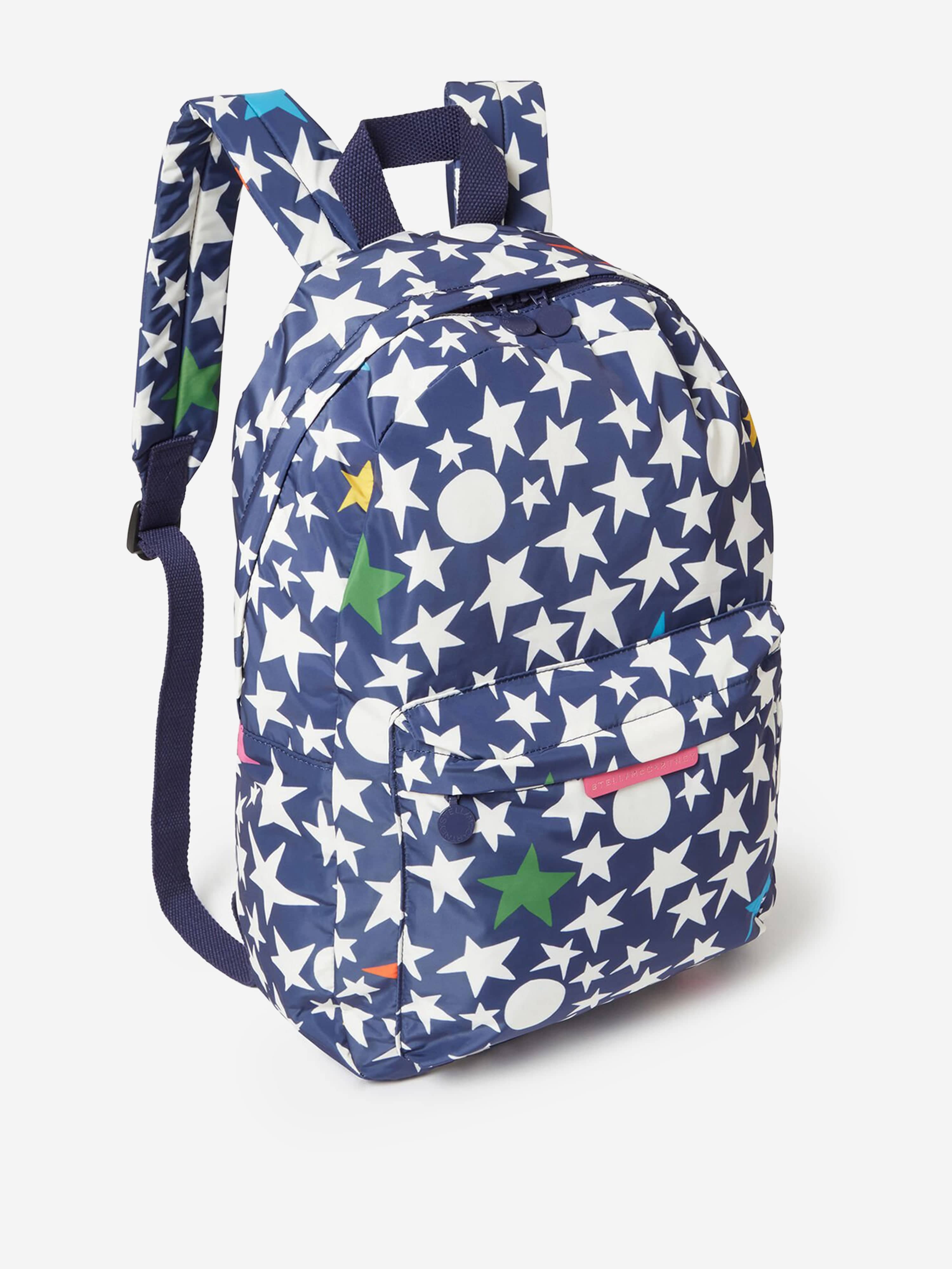 Stella McCartney Girls Stars Backpack in Blue (41cm)