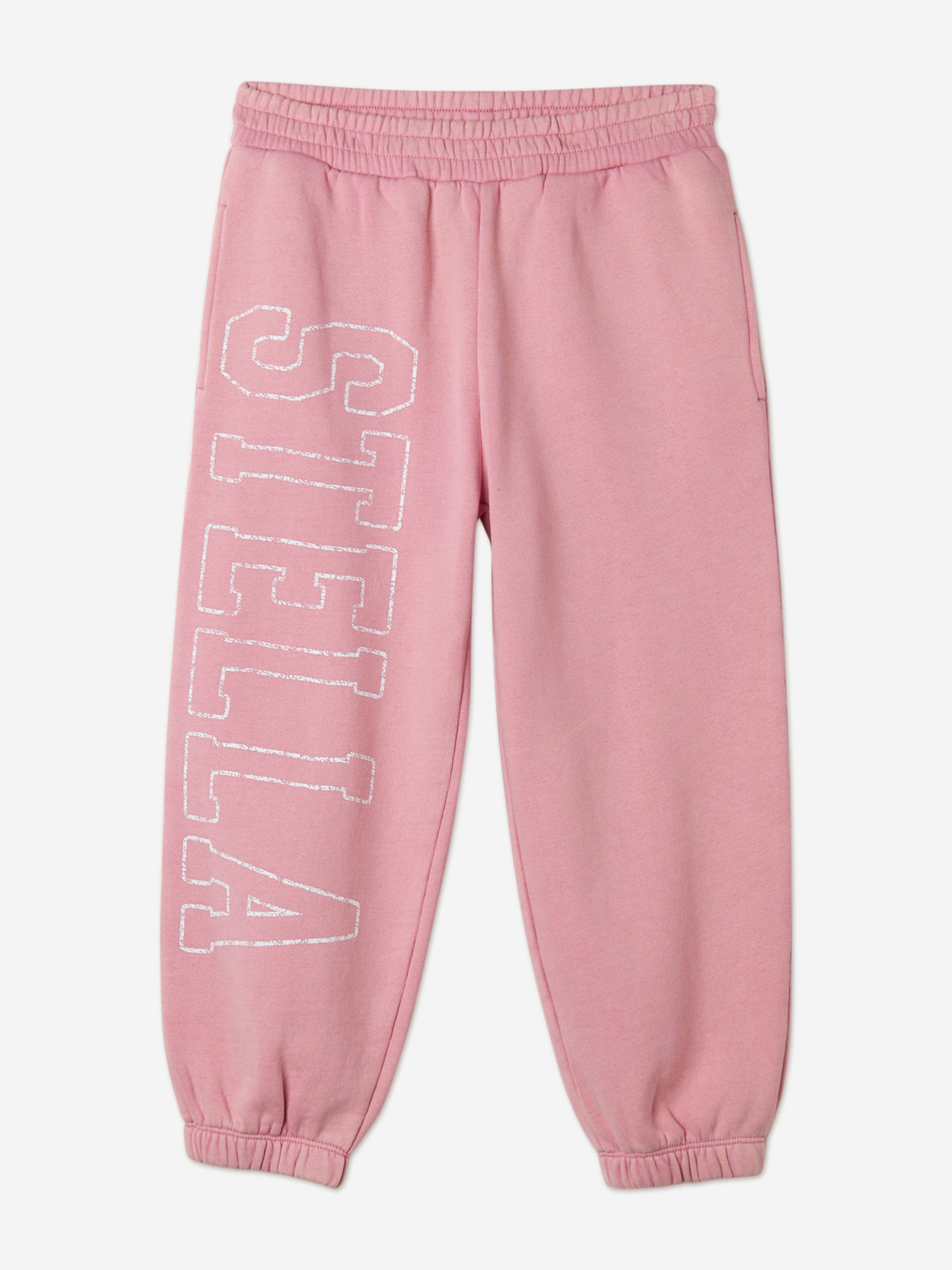 Stella McCartney Girls Logo Joggers in Pink