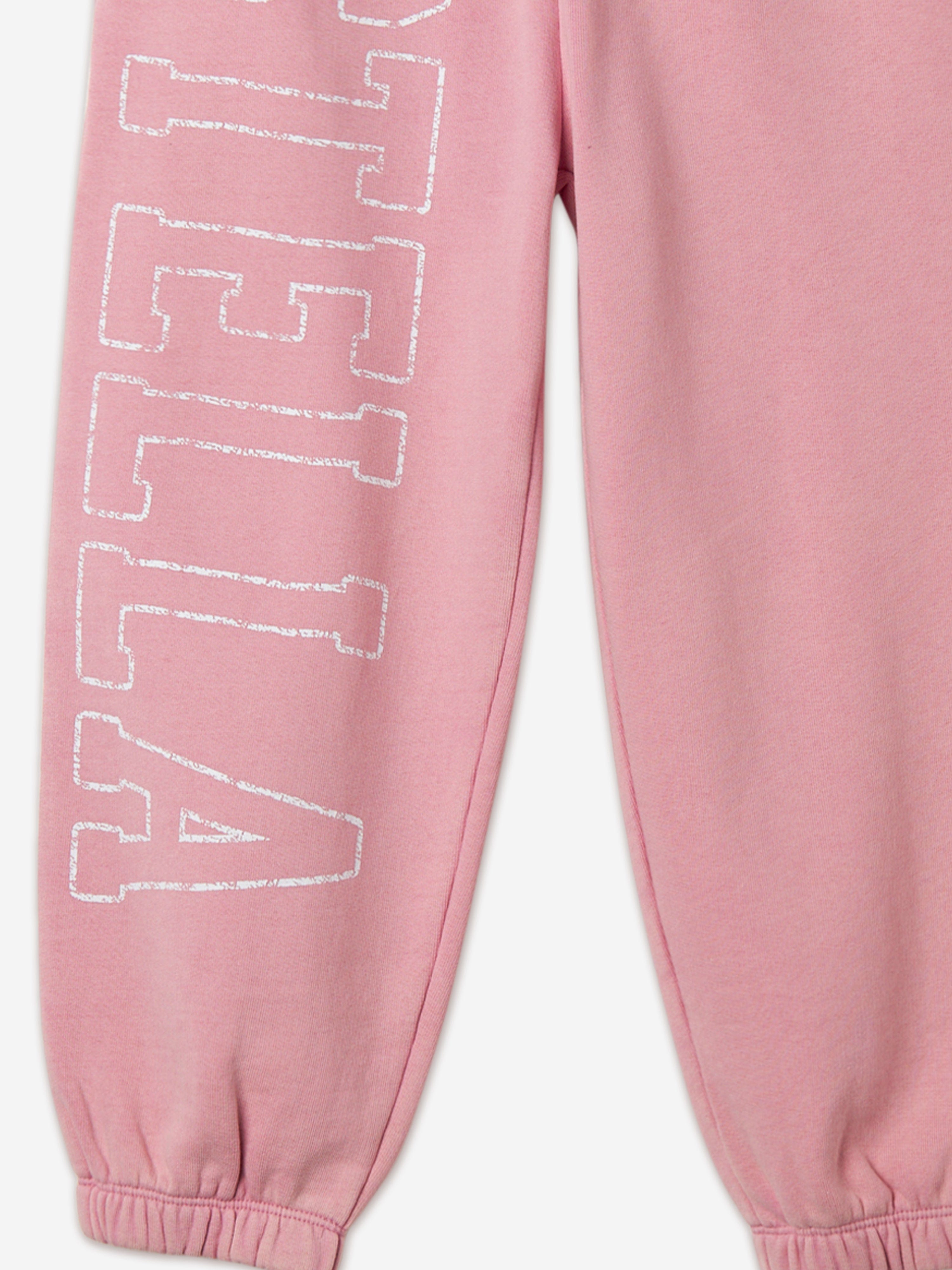 Stella McCartney Girls Logo Joggers in Pink