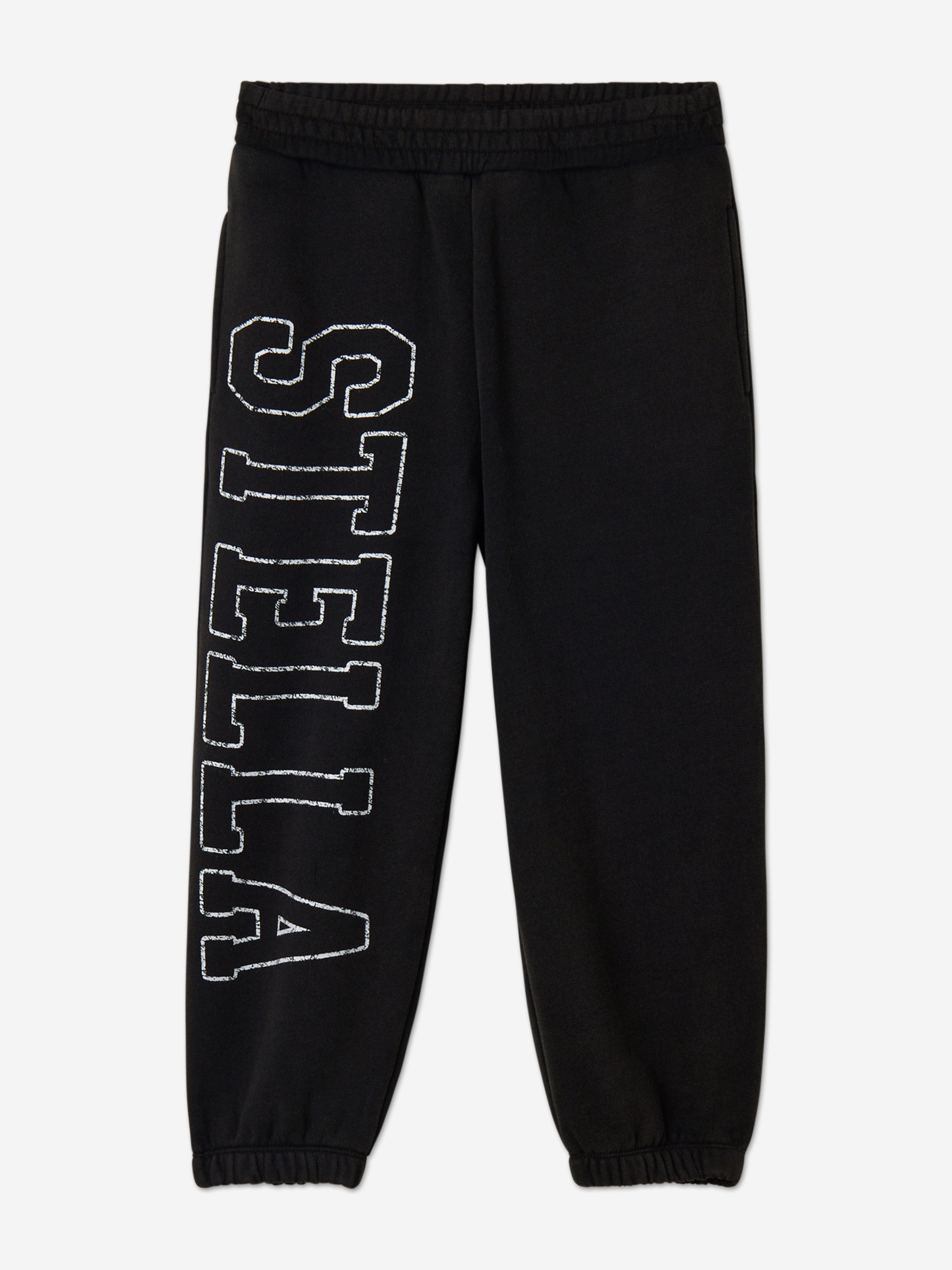 Stella McCartney Girls Logo Joggers in Black