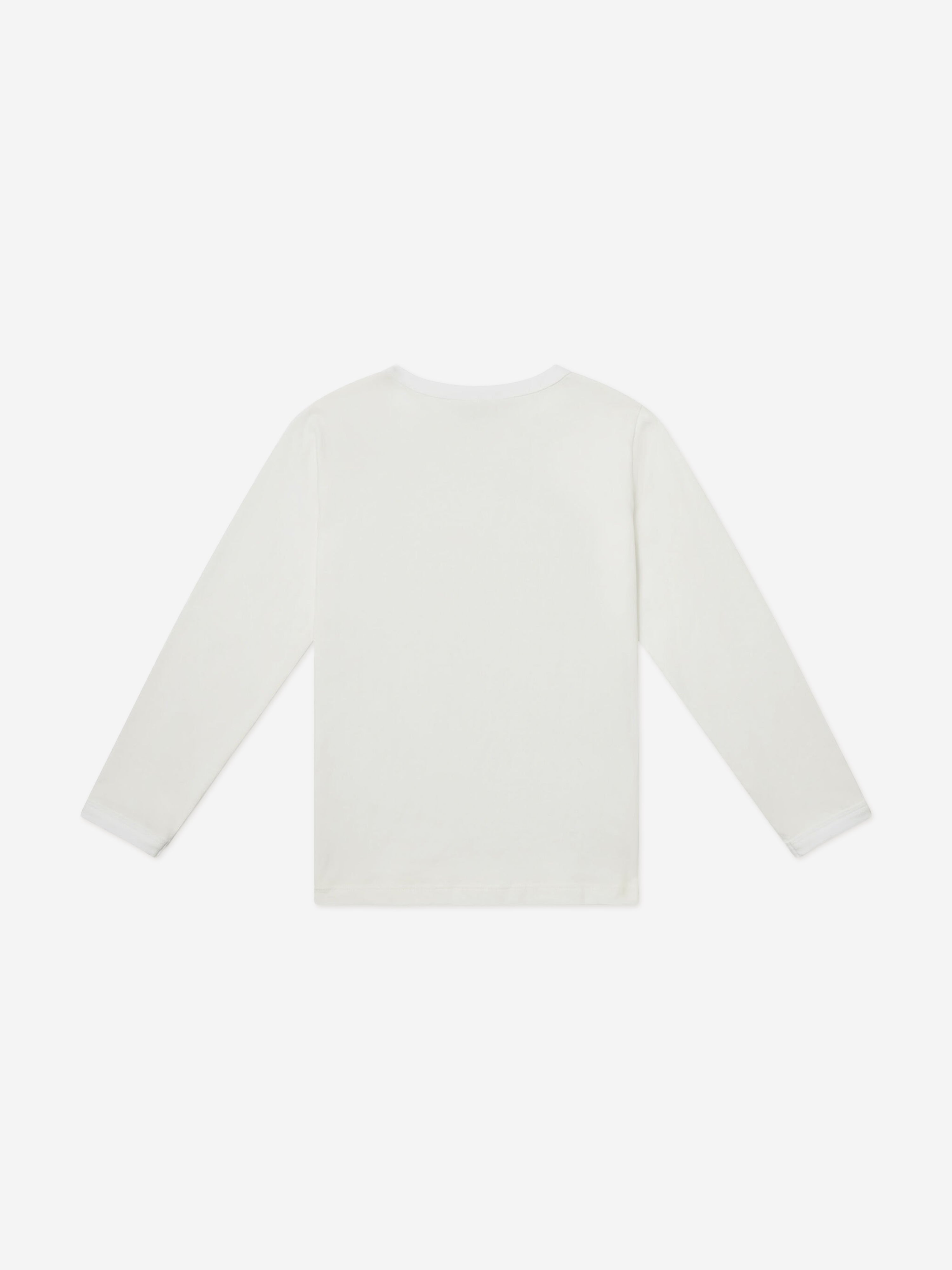 Stella McCartney Girls Long Sleeve Stellabrate T-Shirt in Ivory