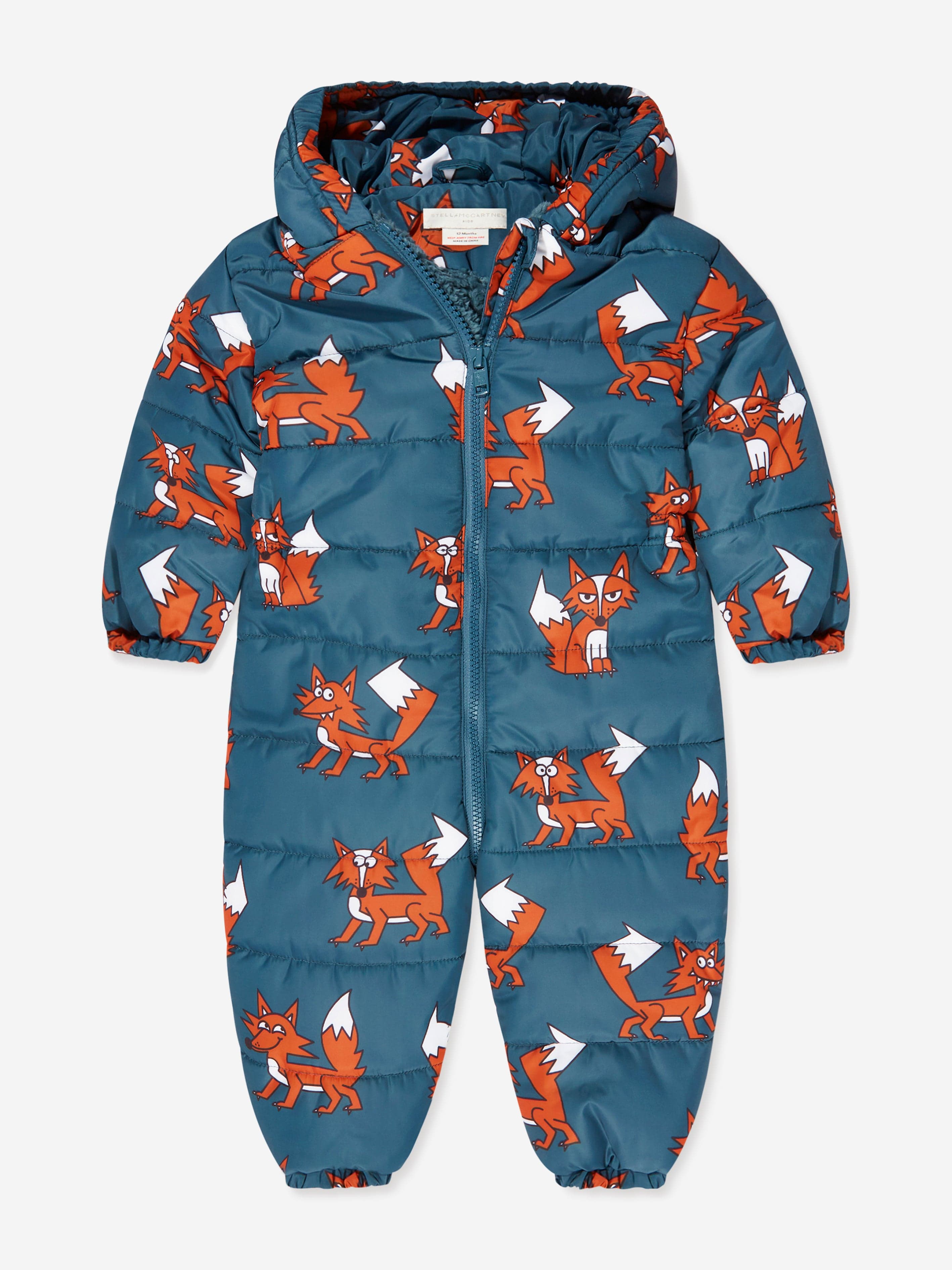 Stella McCartney Baby Boys Fox Print Snowsuit