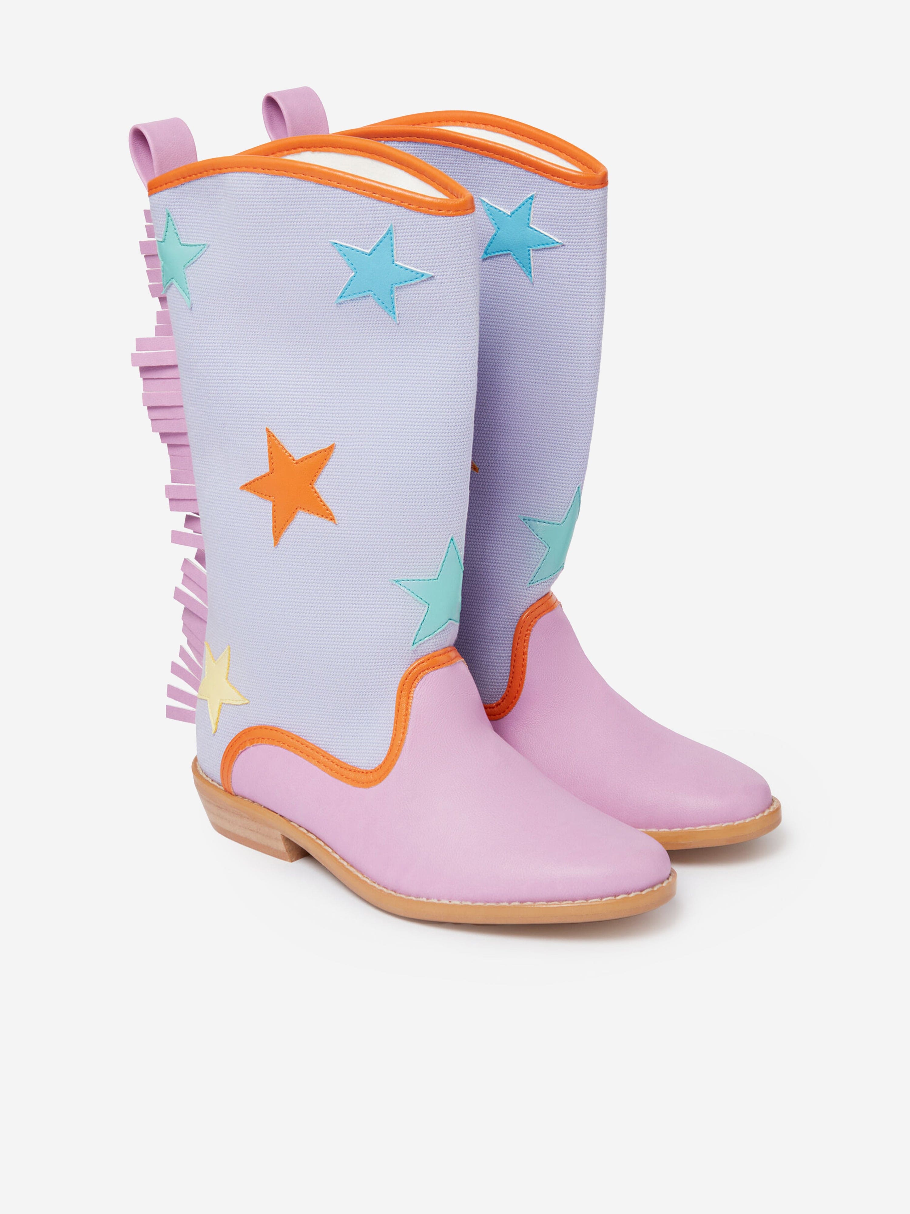 Stella McCartney Girls Cowboy Boots in Purple