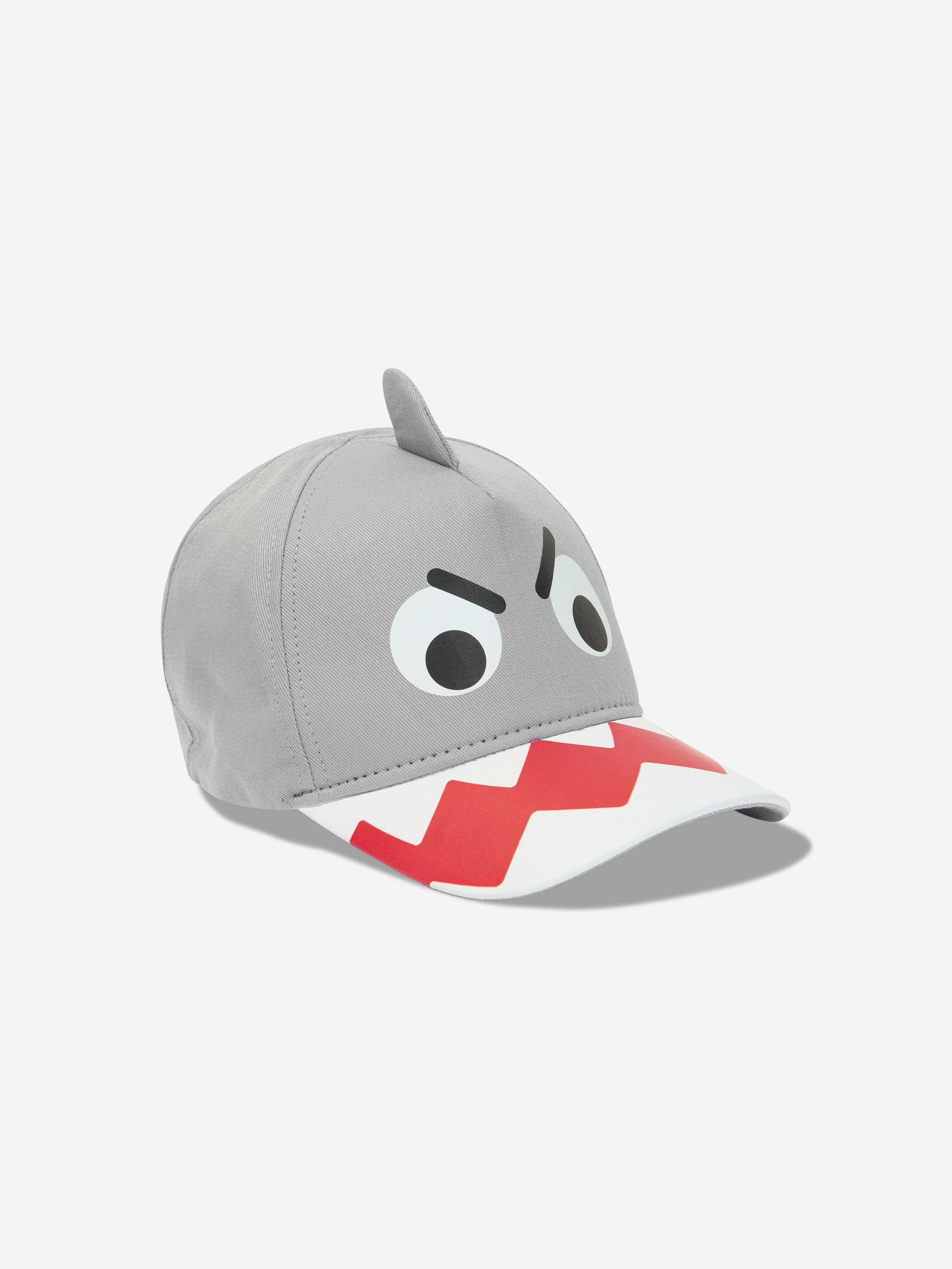 Stella McCartney Boys Shark Cap in Grey