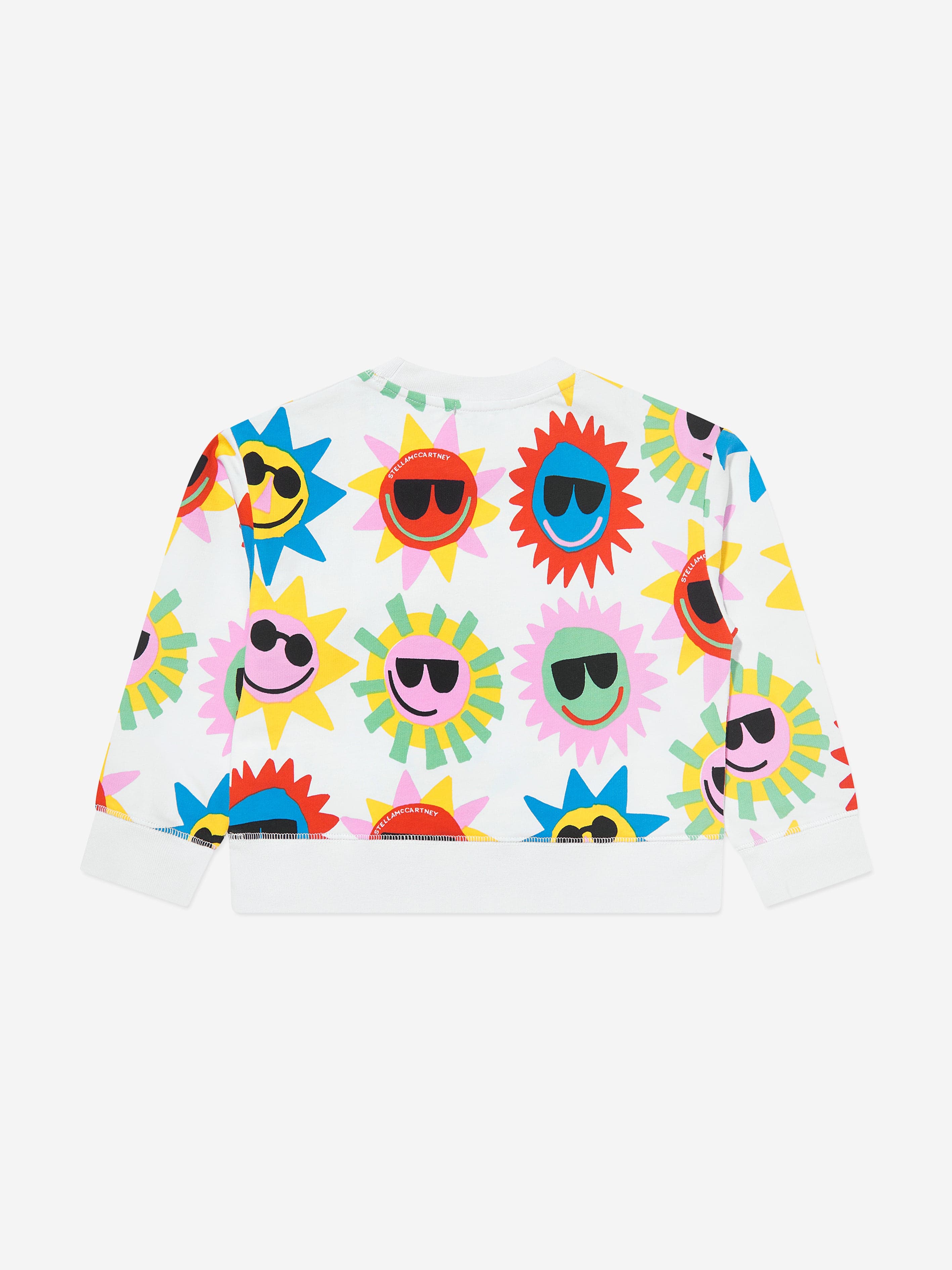 Stella McCartney Girls Sunshine Sweatshirt in White