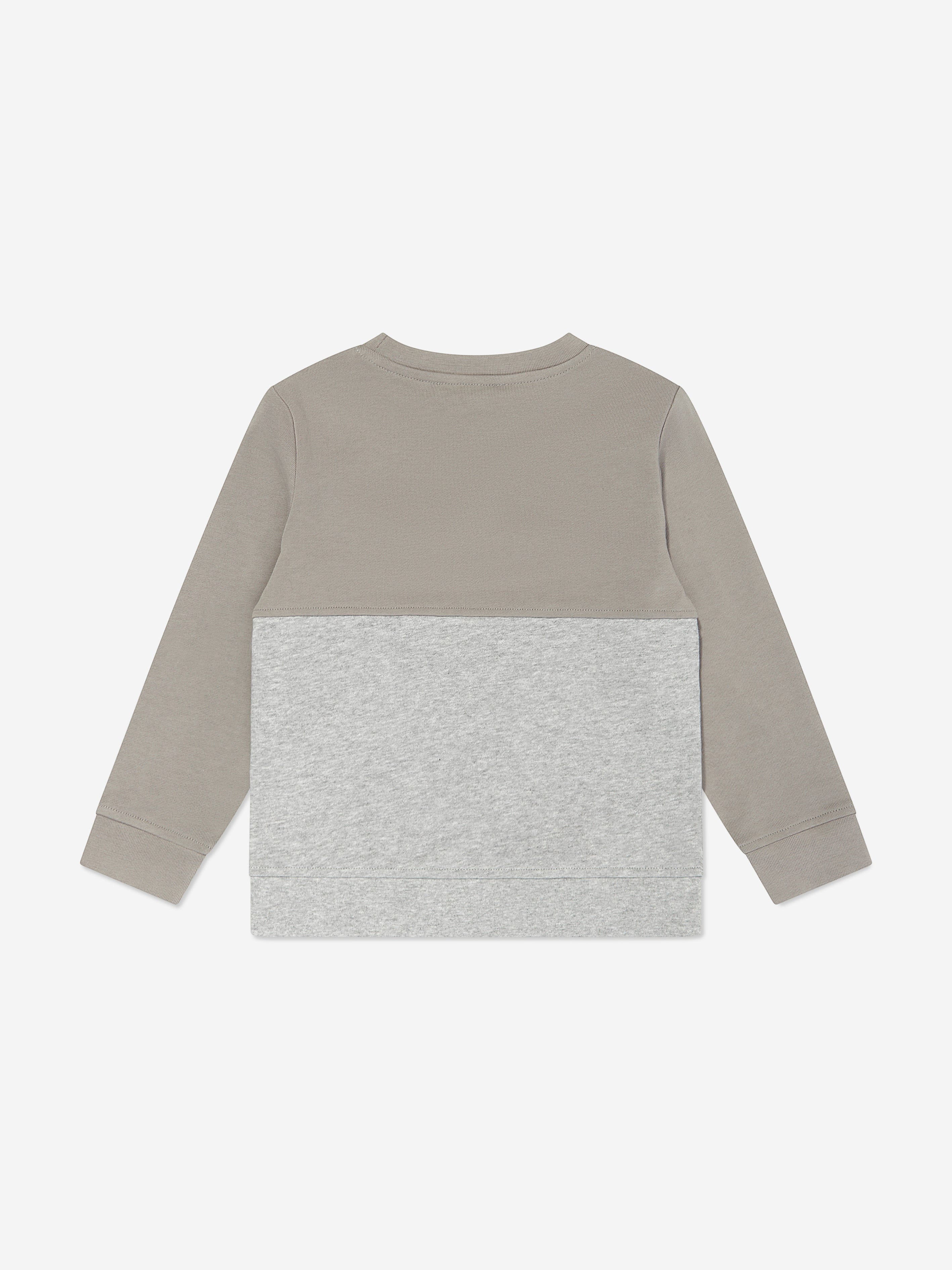 Stella McCartney Boys Shark Sweatshirt in Grey