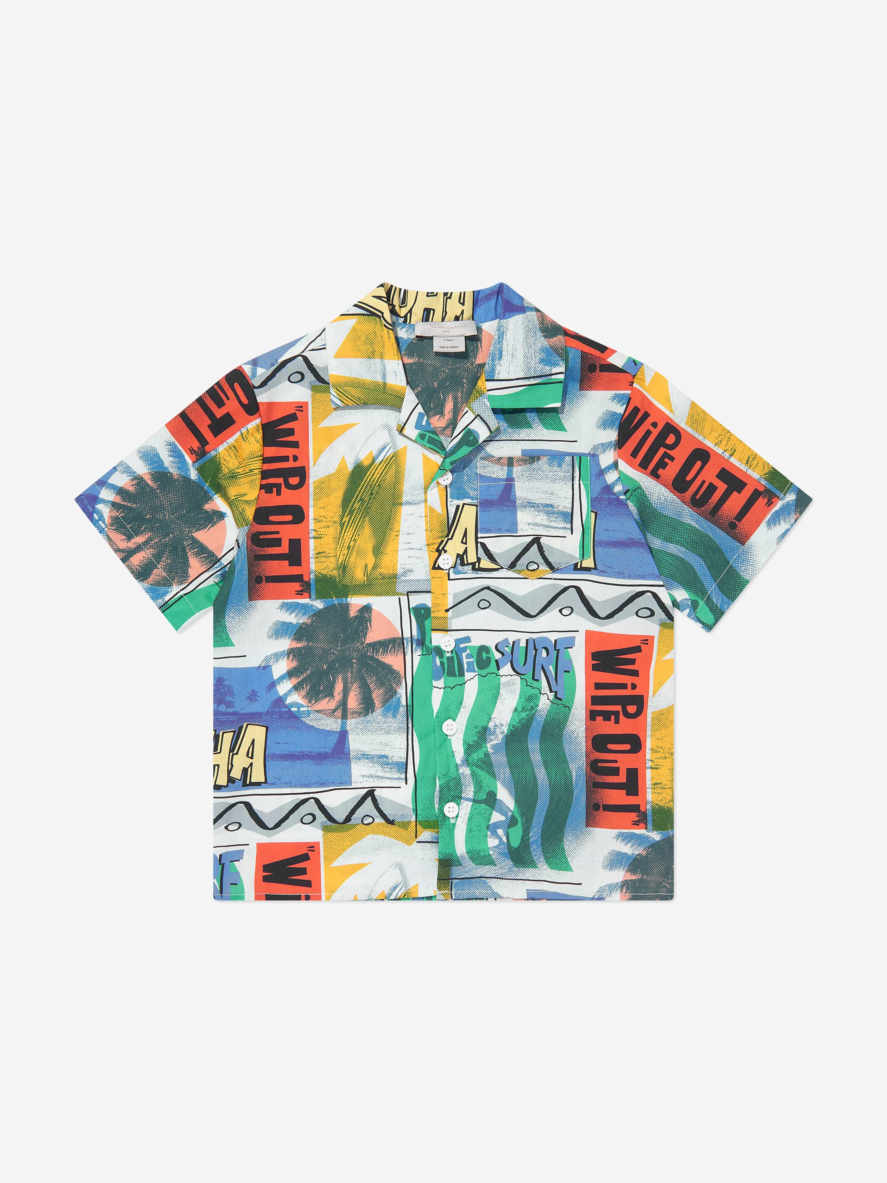 Stella McCartney Boys Surfers Shirt in Multicolour