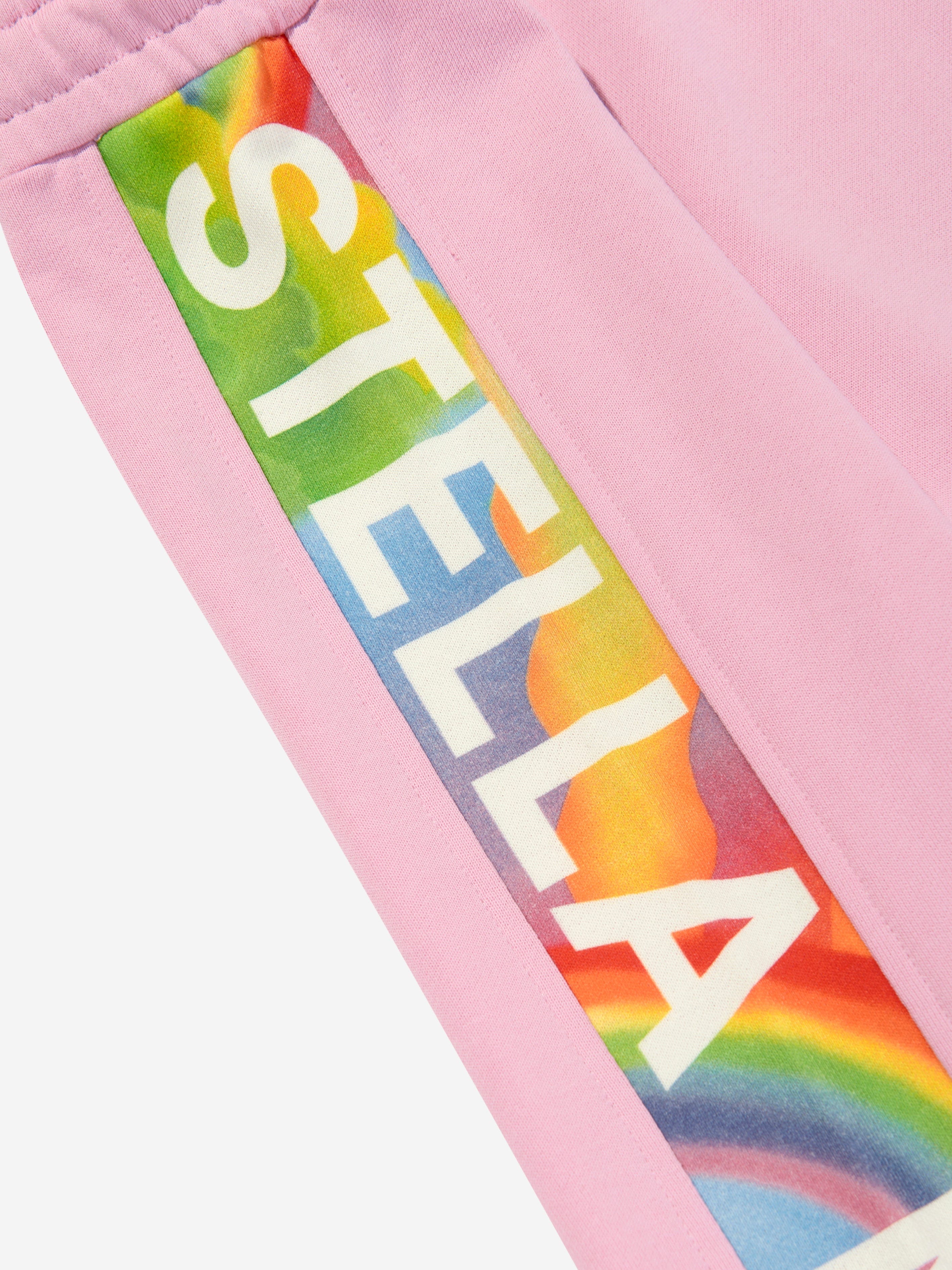 Stella McCartney Girls Logo Joggers in Pink